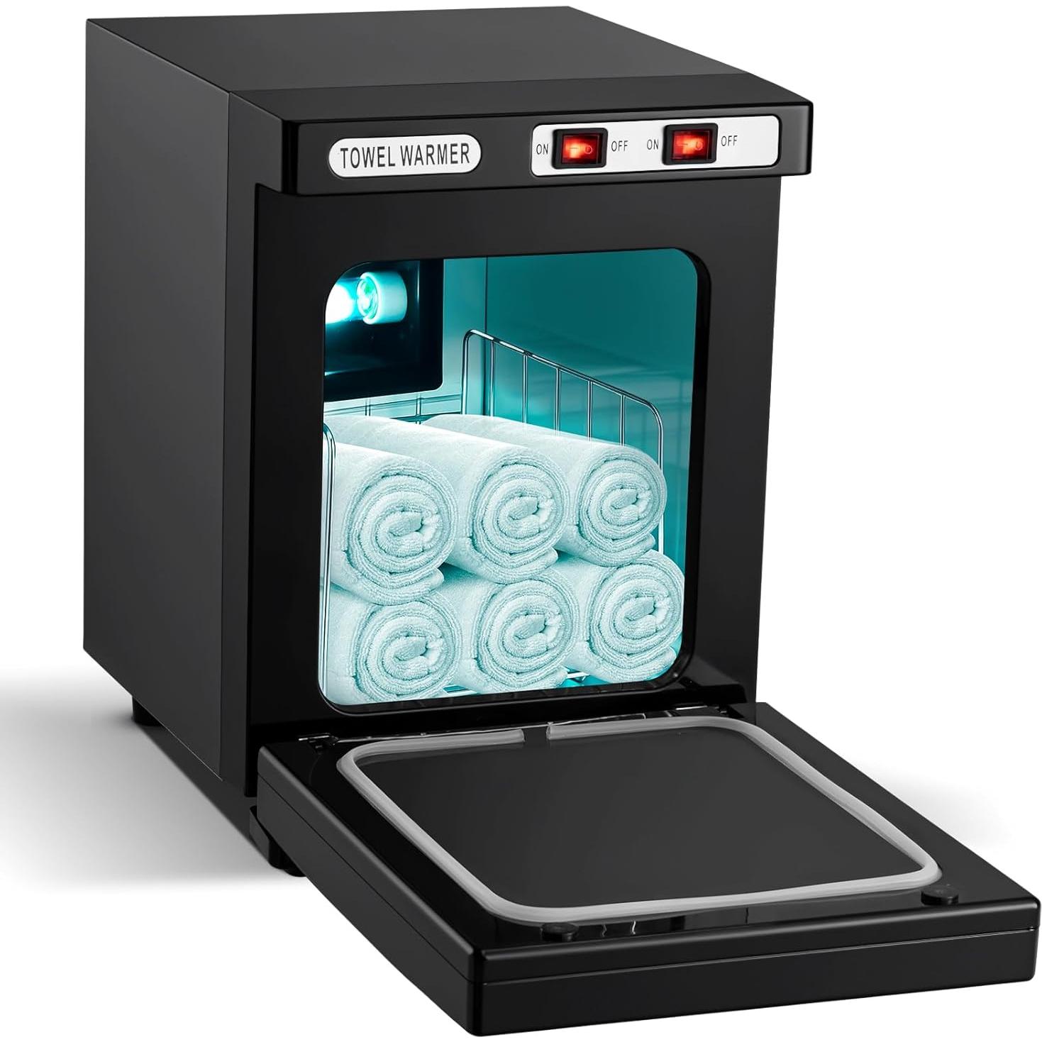 Calentador de Toallas Soiiw 5L Negro para Spa y Hogar