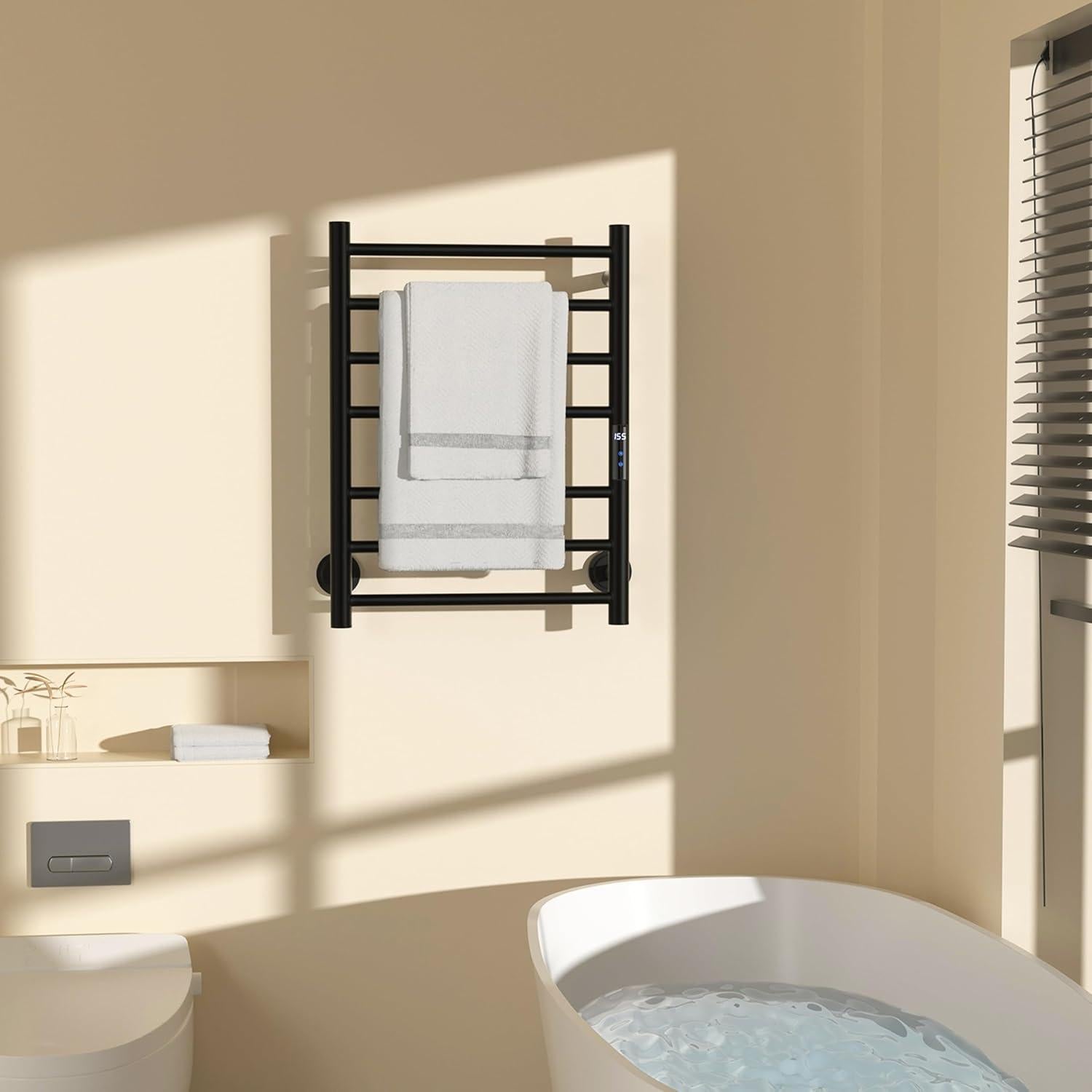 Toallero Calentado Eléctrico Statappy HTR 7 Barras Acero Inoxidable