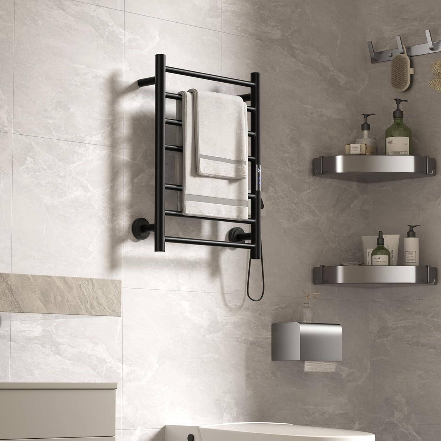 Toallero Calentado Eléctrico Statappy HTR 7 Barras Acero Inoxidable