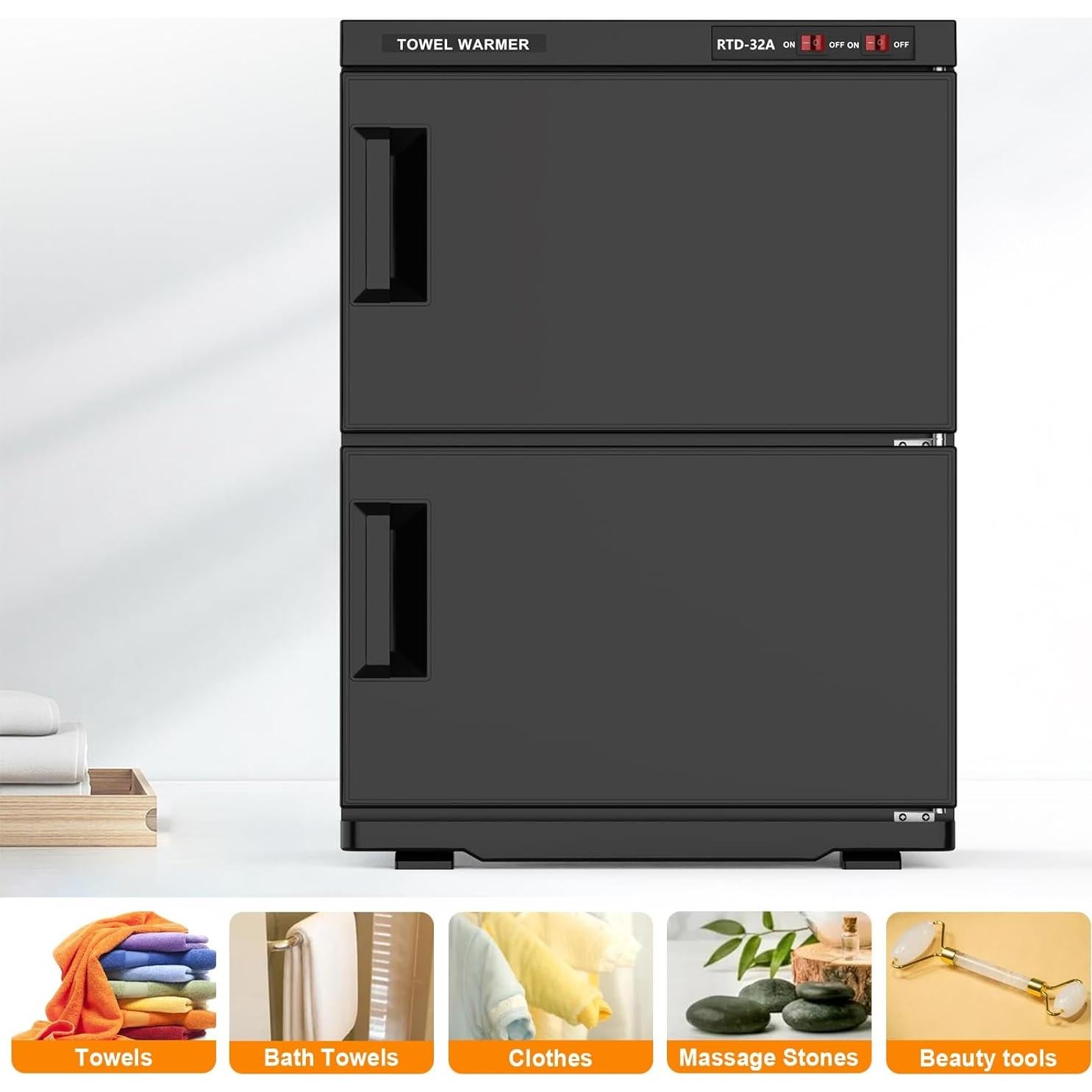 Cabinet Calentador de Toallas 32L ADVWIN Profesional Spa