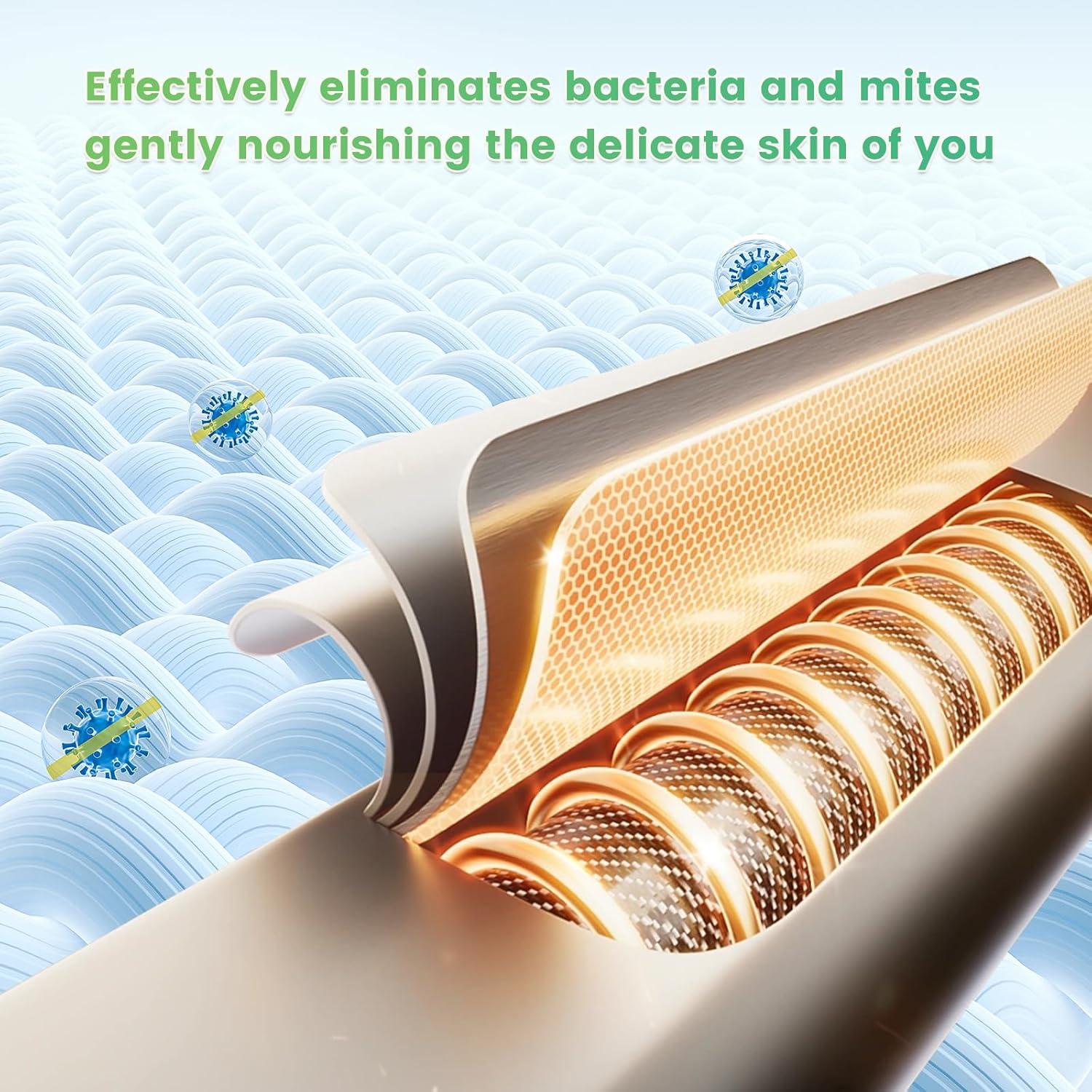 Soporte para Toallas Calentador Geobella 6 Barras Negro
