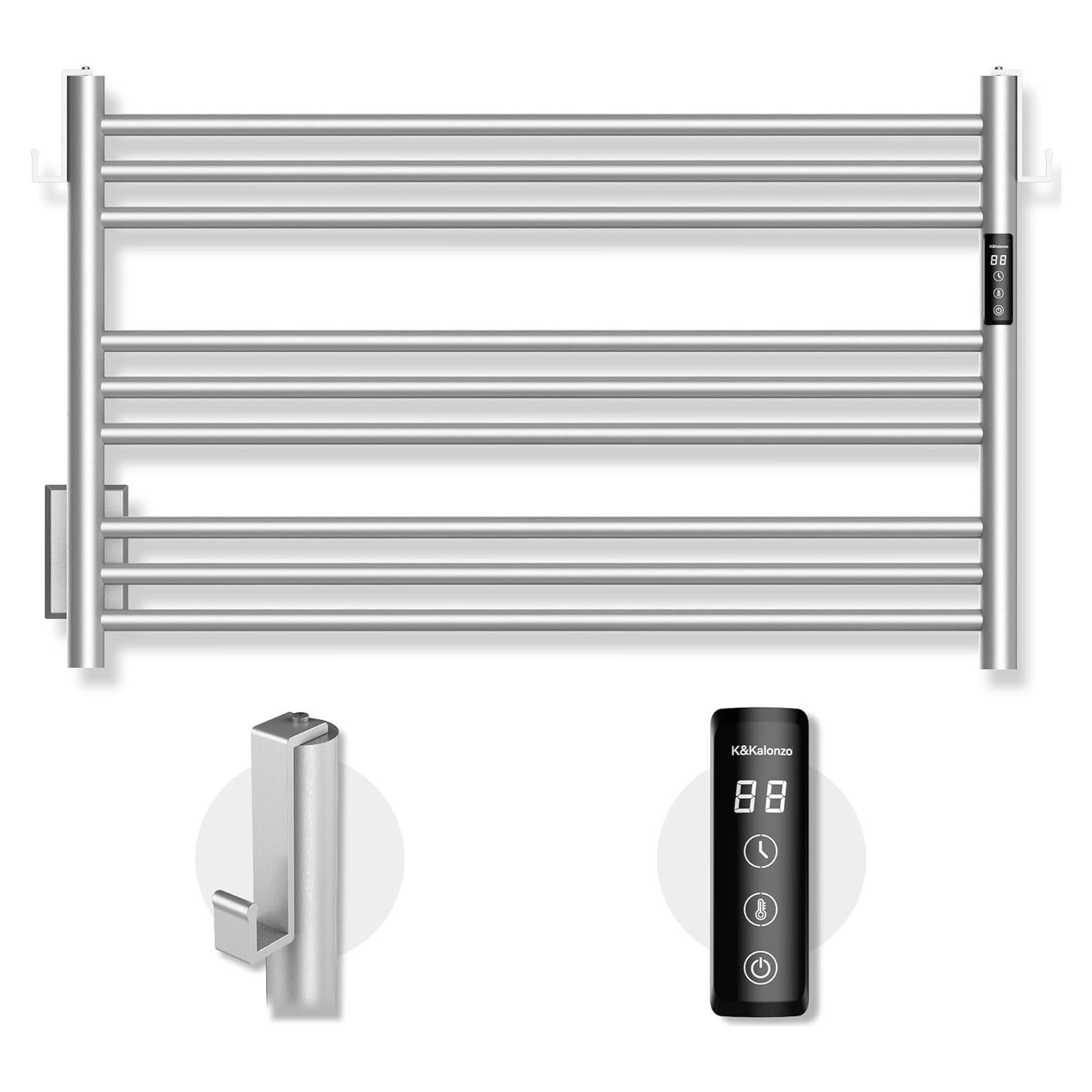 Calentador de Toallas Eléctrico K&KALONZO 9 Barras 80x50cm