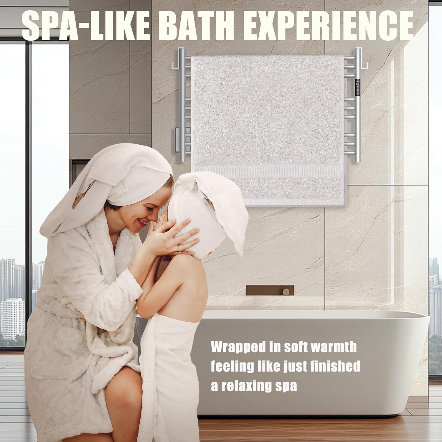 Calentador de Toallas Eléctrico K&KALONZO 9 Barras 80x50cm