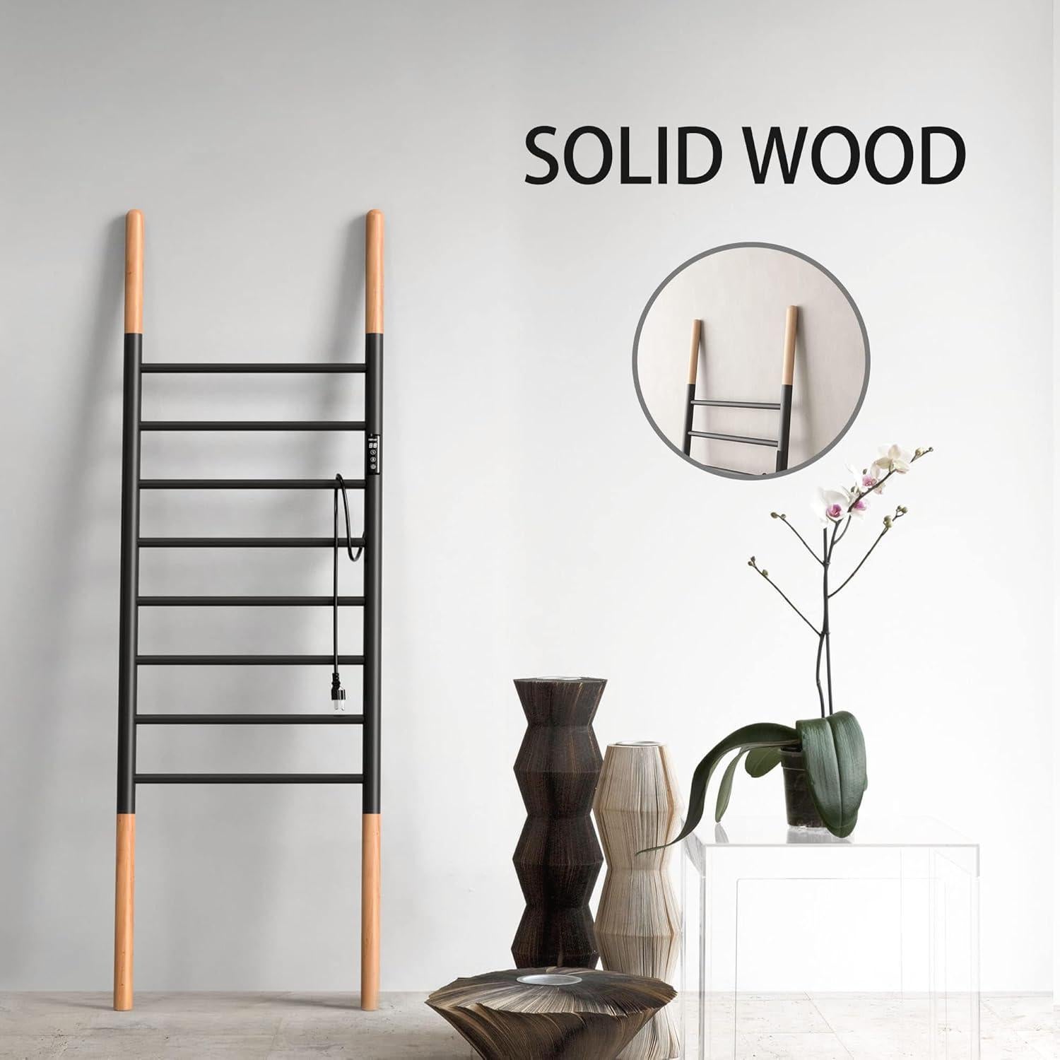 Rack Calentador de Toallas P&Bhusri EG08 8 Barras Acero Inoxidable