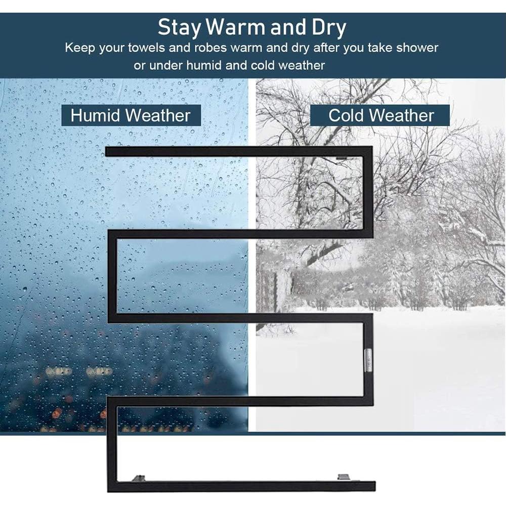 Calentador de Toallas Eléctrico SMCJZ Acero Inoxidable 304 88W