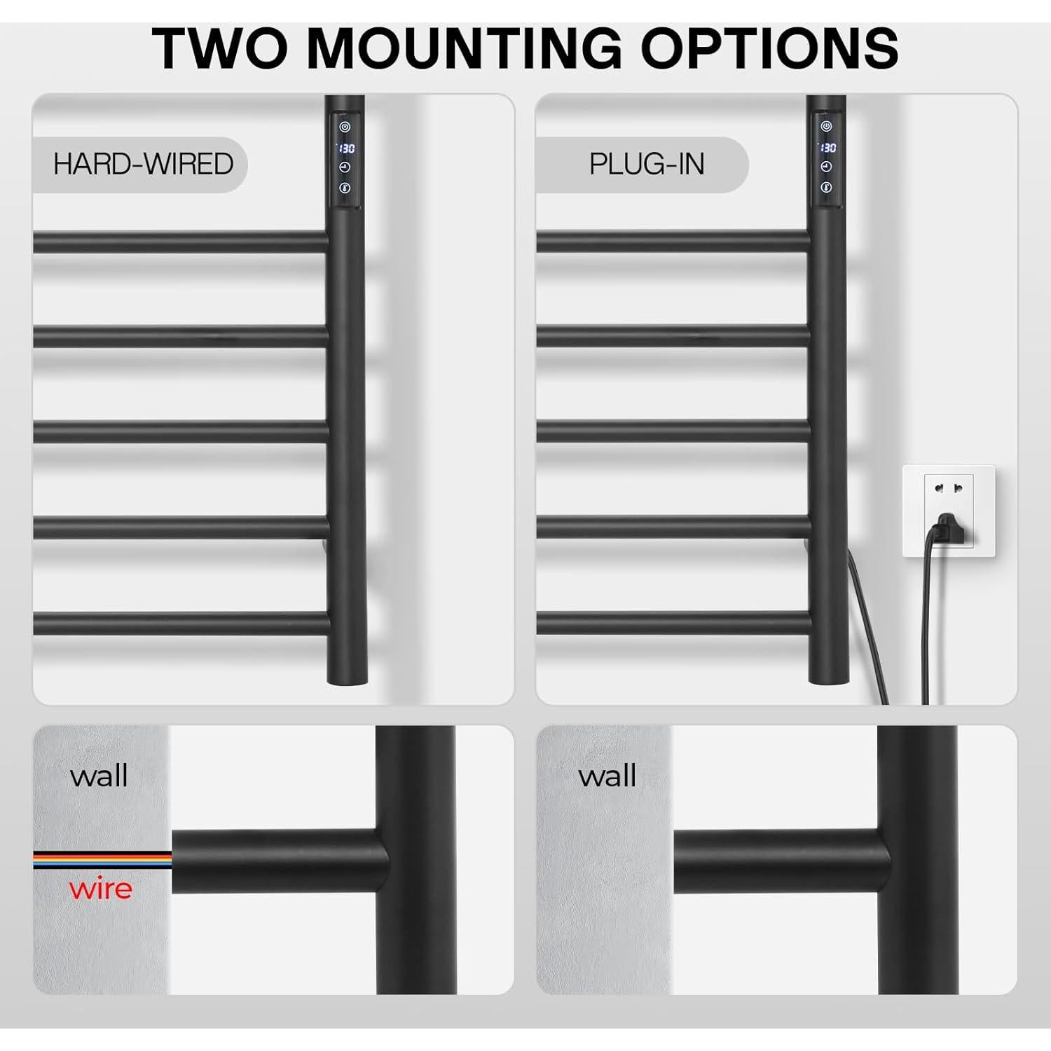 Calentador de Toallas VARIPOWDER 10 Barras Acero Inoxidable
