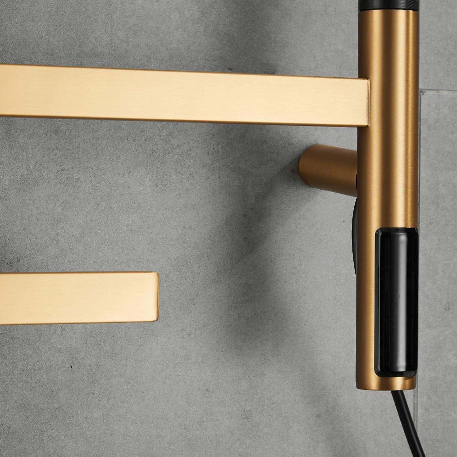 Radiador de Toallas Eléctrico DYHXI 85W Acero Inoxidable 304