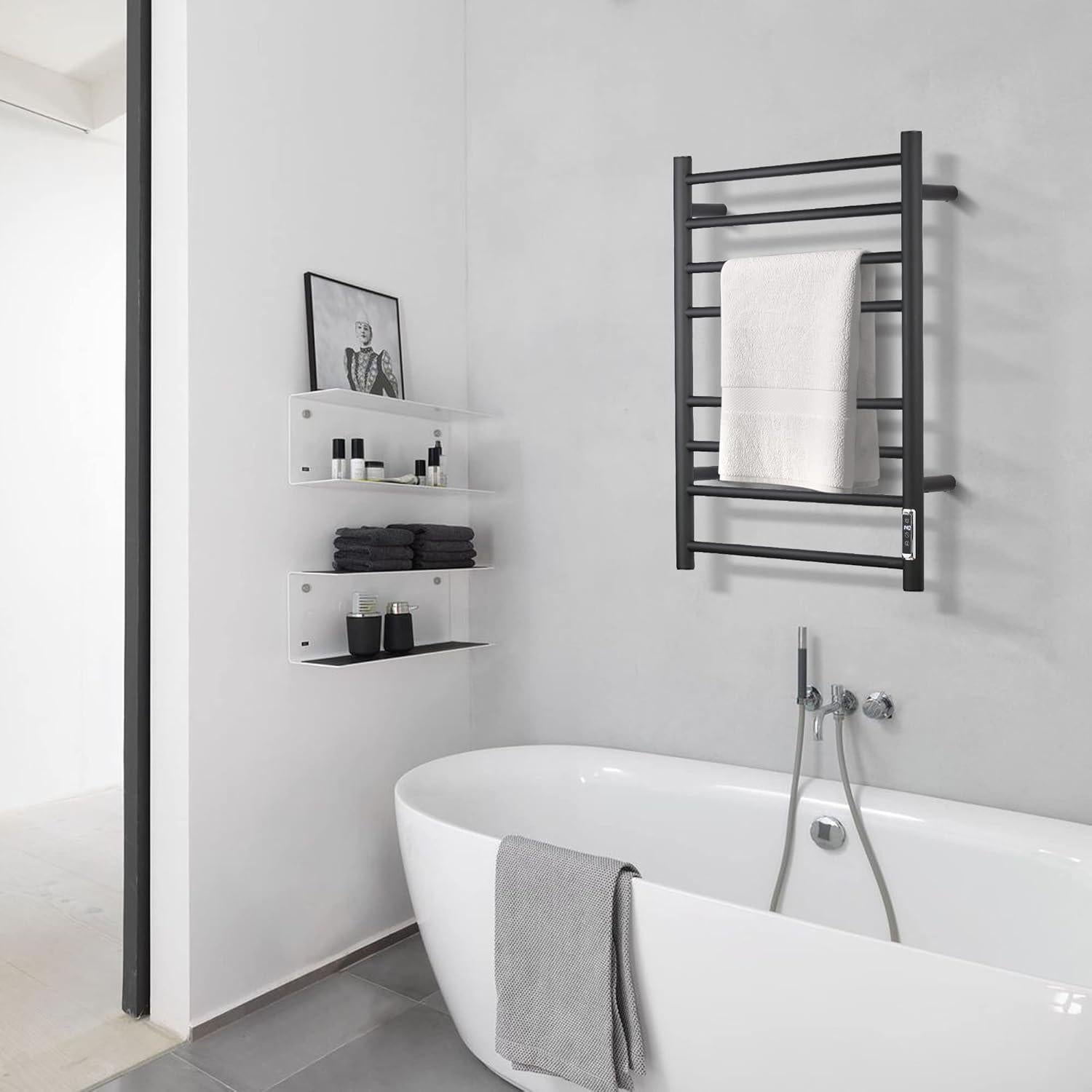 Calentador de Toallas Eléctrico SHARNDY NFJ-701 6 Barras 67.9x52cm