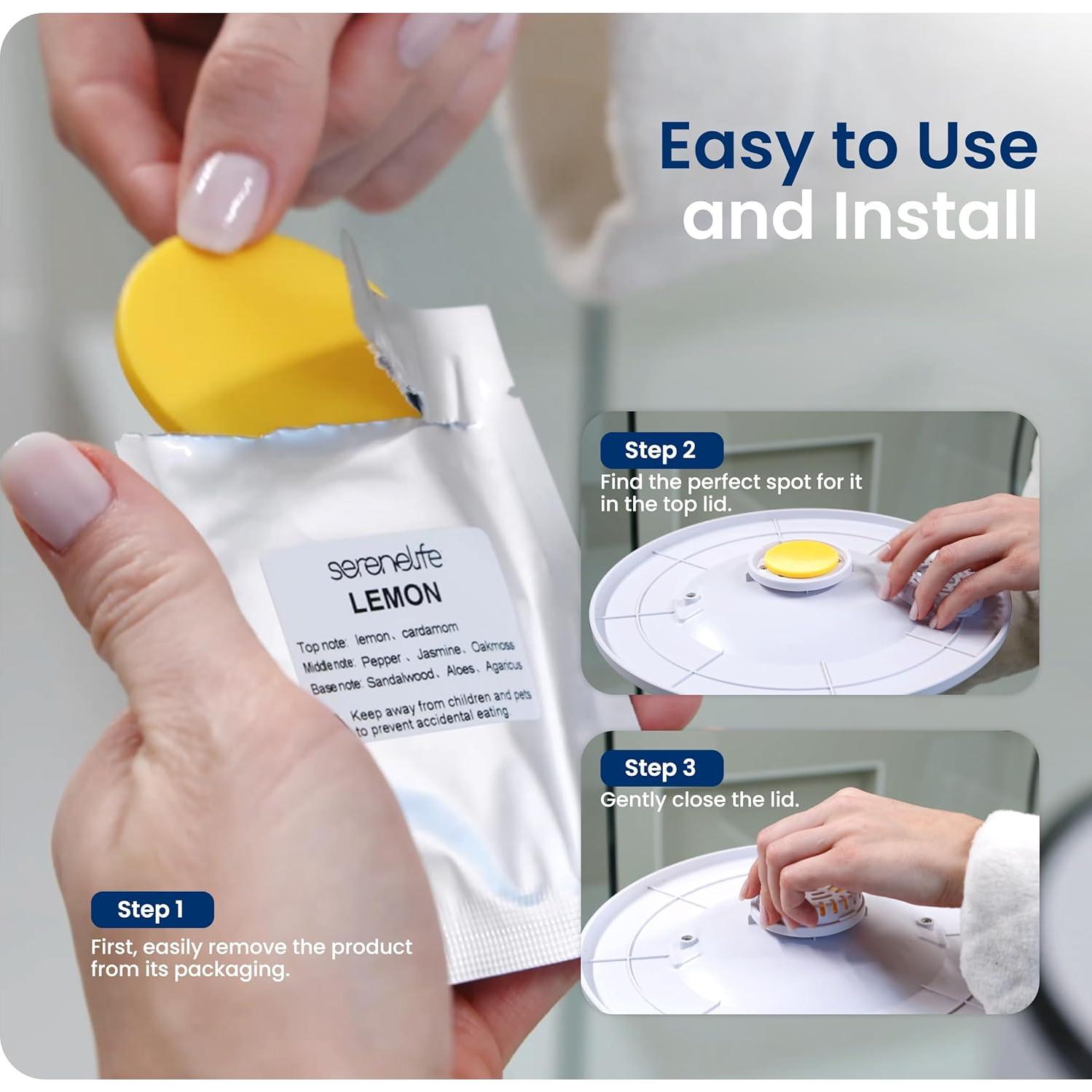 Disco de Fragancia SereneLife para Calentador de Toallas - 15 Aromas