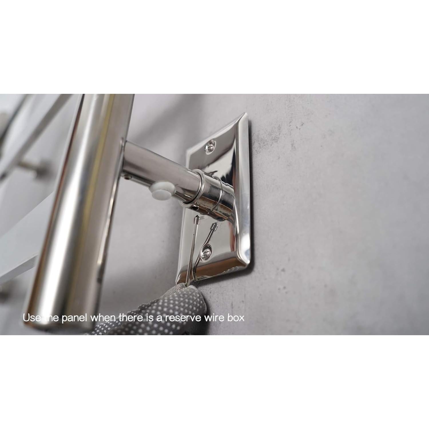 Placa de Pared HEATGENE 2401 Acero Inoxidable Pulido Espejo