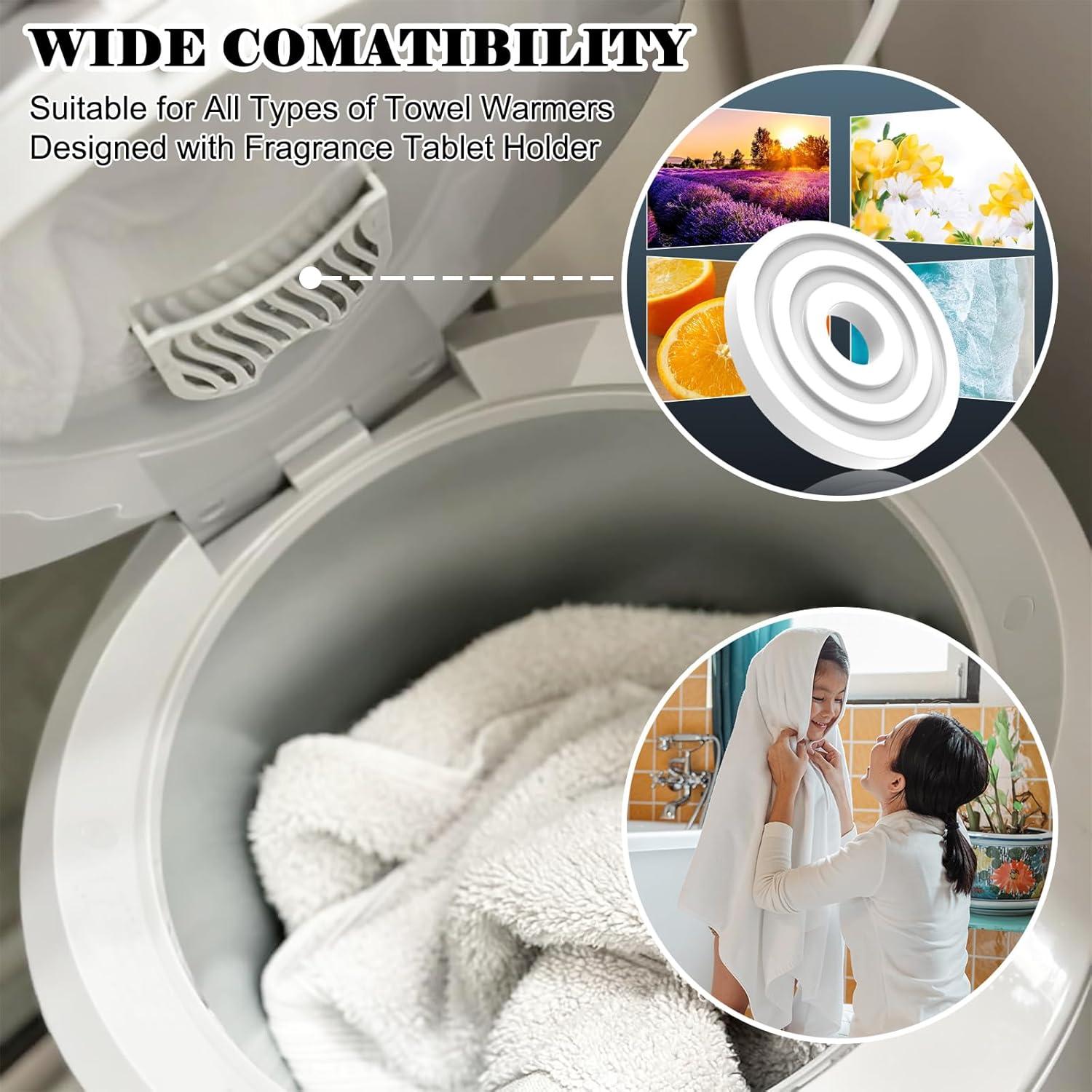 30 Almohadillas Aromáticas Frescas CYG&CL para Calentador de Toallas