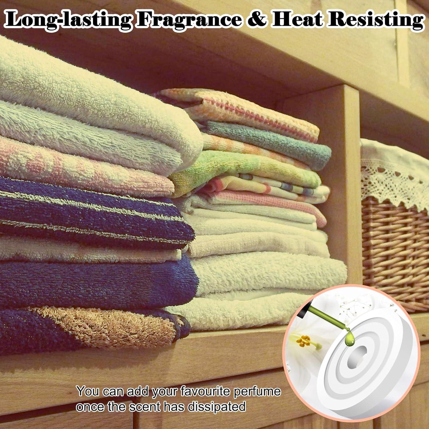 30 Almohadillas Aromáticas Frescas CYG&CL para Calentador de Toallas