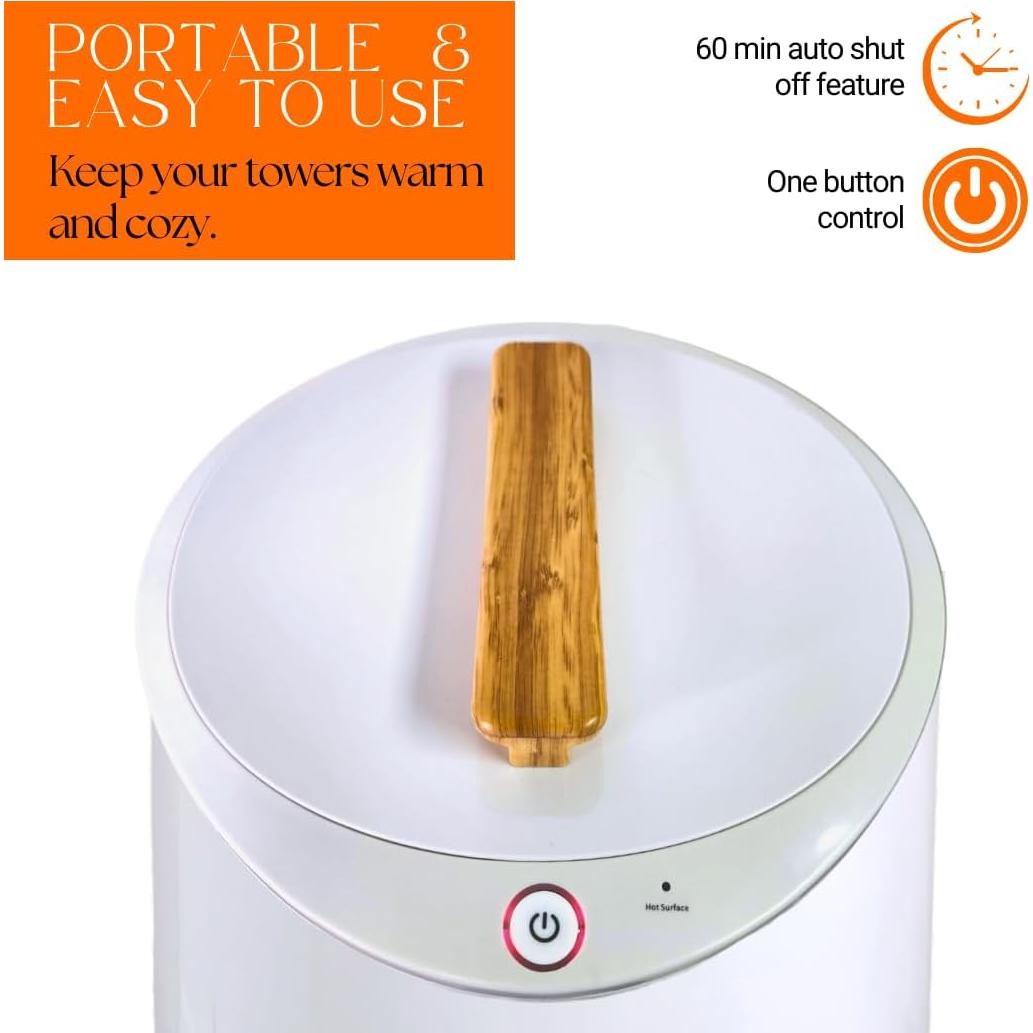 Calentador de Toallas de Lujo Romance Místico, 20L, Apagado Automático