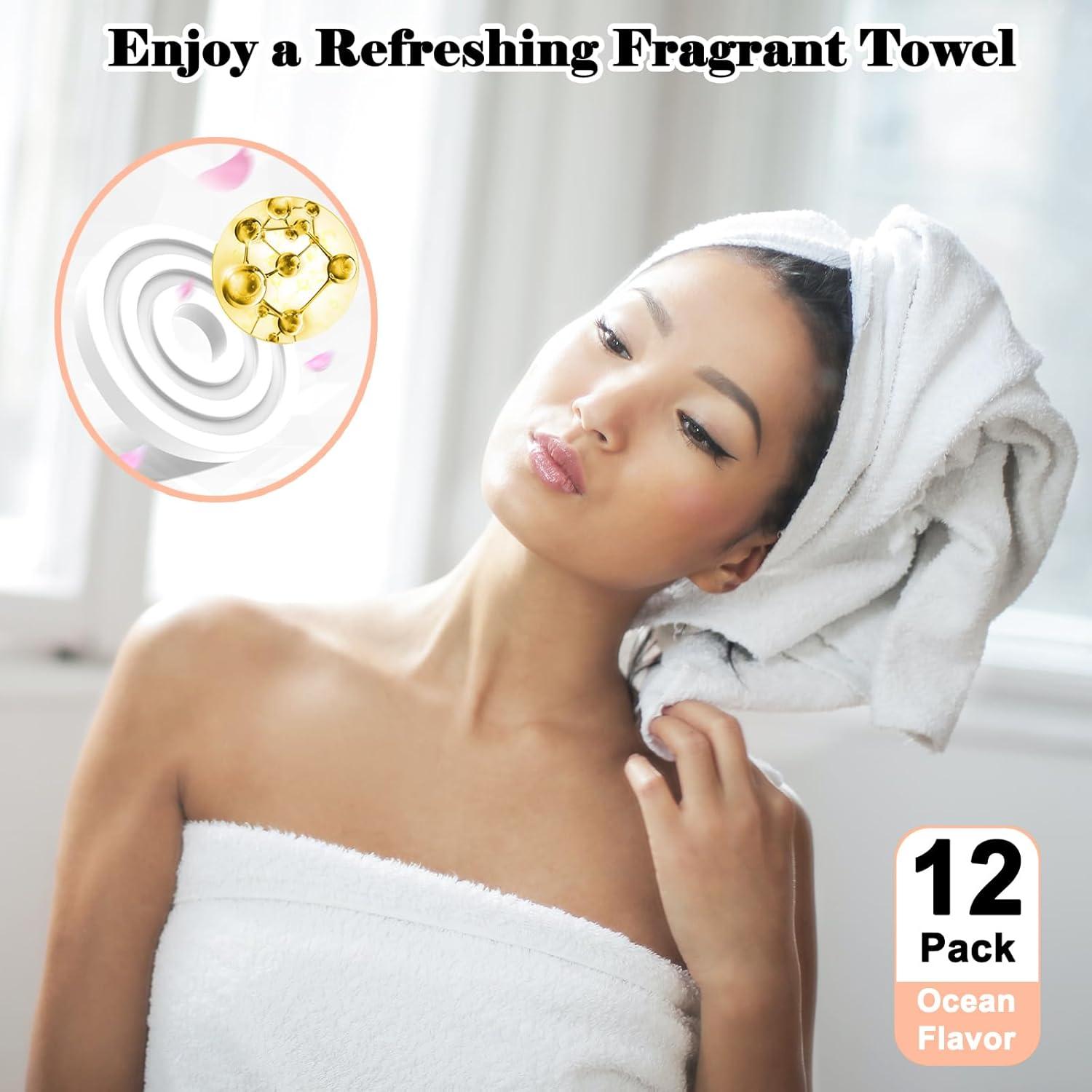 Paquete de 12 Discos de Fragancia Oceánica CYG&CL para Calentador de Toallas