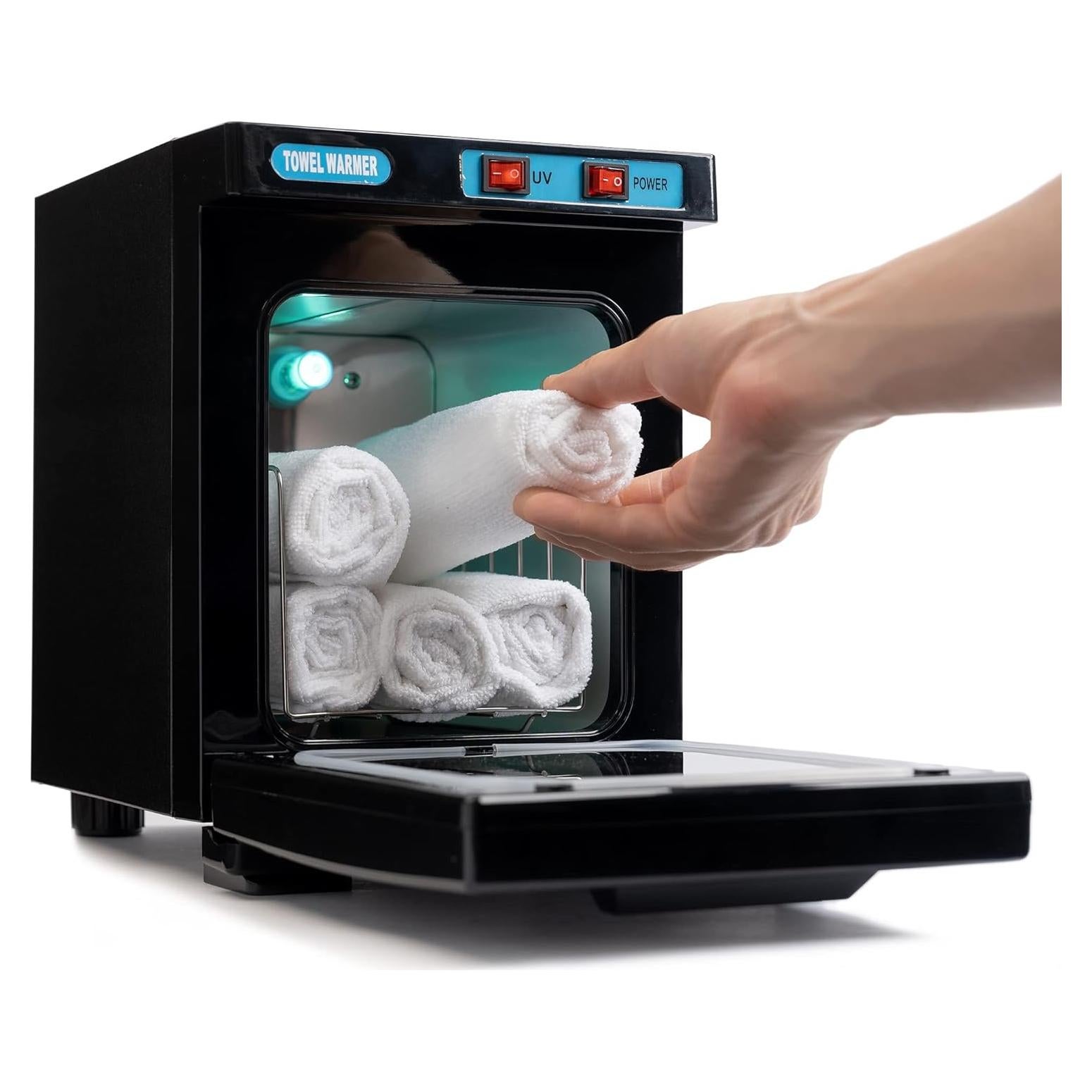 Calentador de Toallas WYZworks 5L con Gabinete UV - Negro