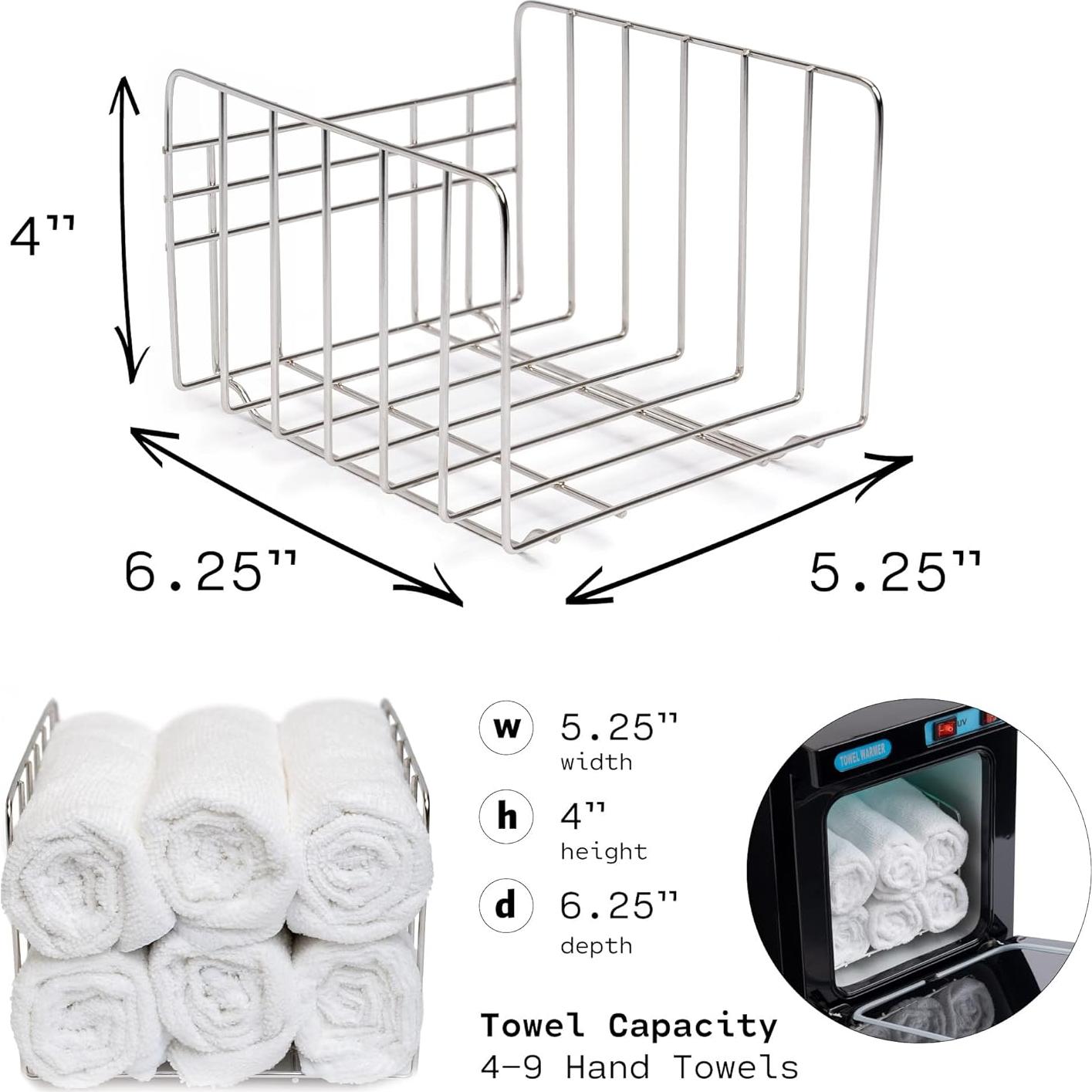 Calentador de Toallas WYZworks 5L con Gabinete UV - Negro