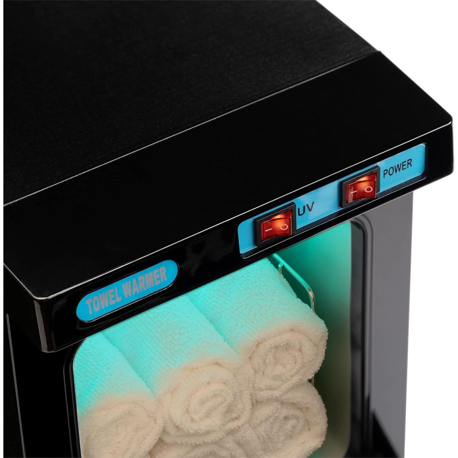 Calentador de Toallas WYZworks 5L con Gabinete UV - Negro