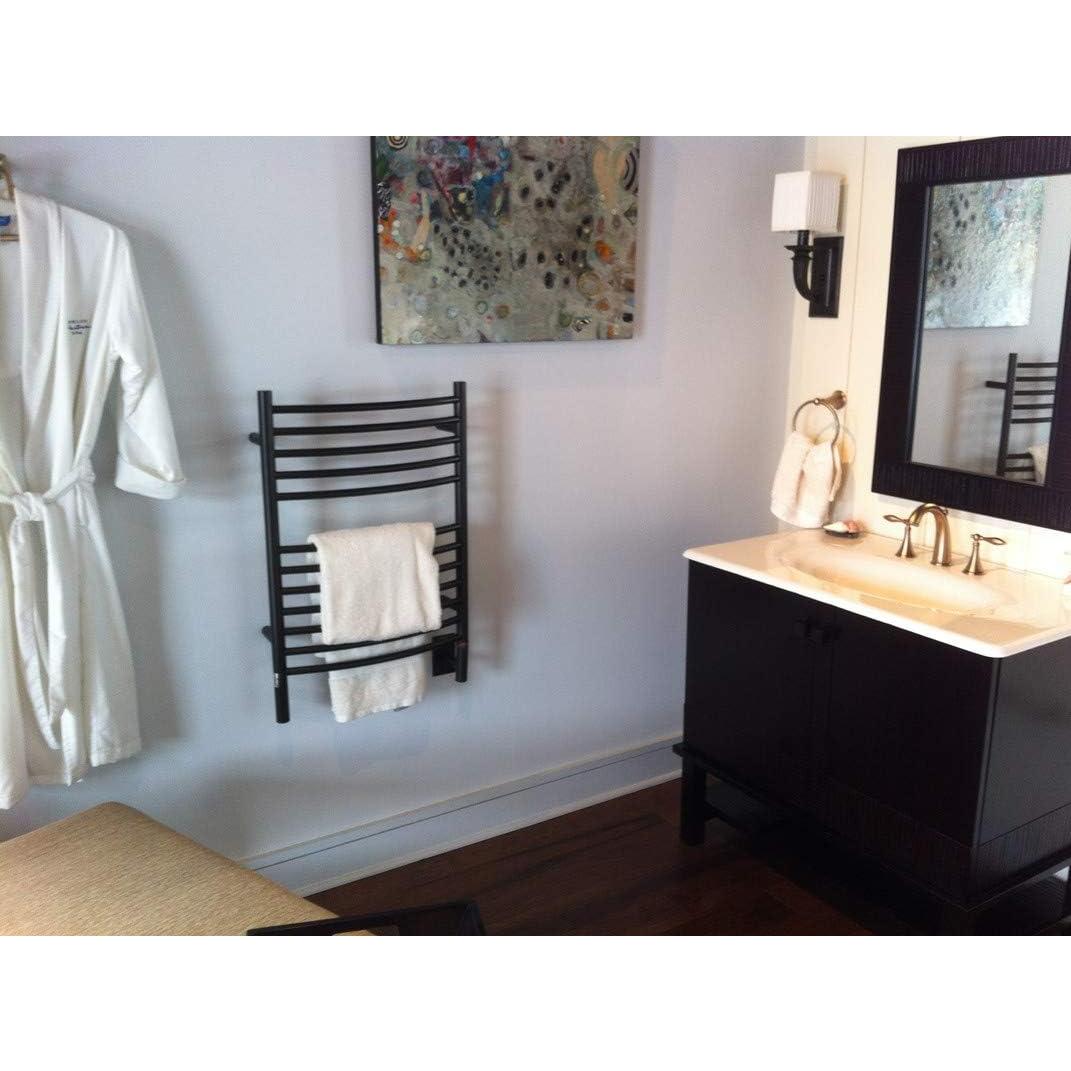 Calentador de Toallas Amba Jeeves E-Curved 12-Bar Bronce Aceitado