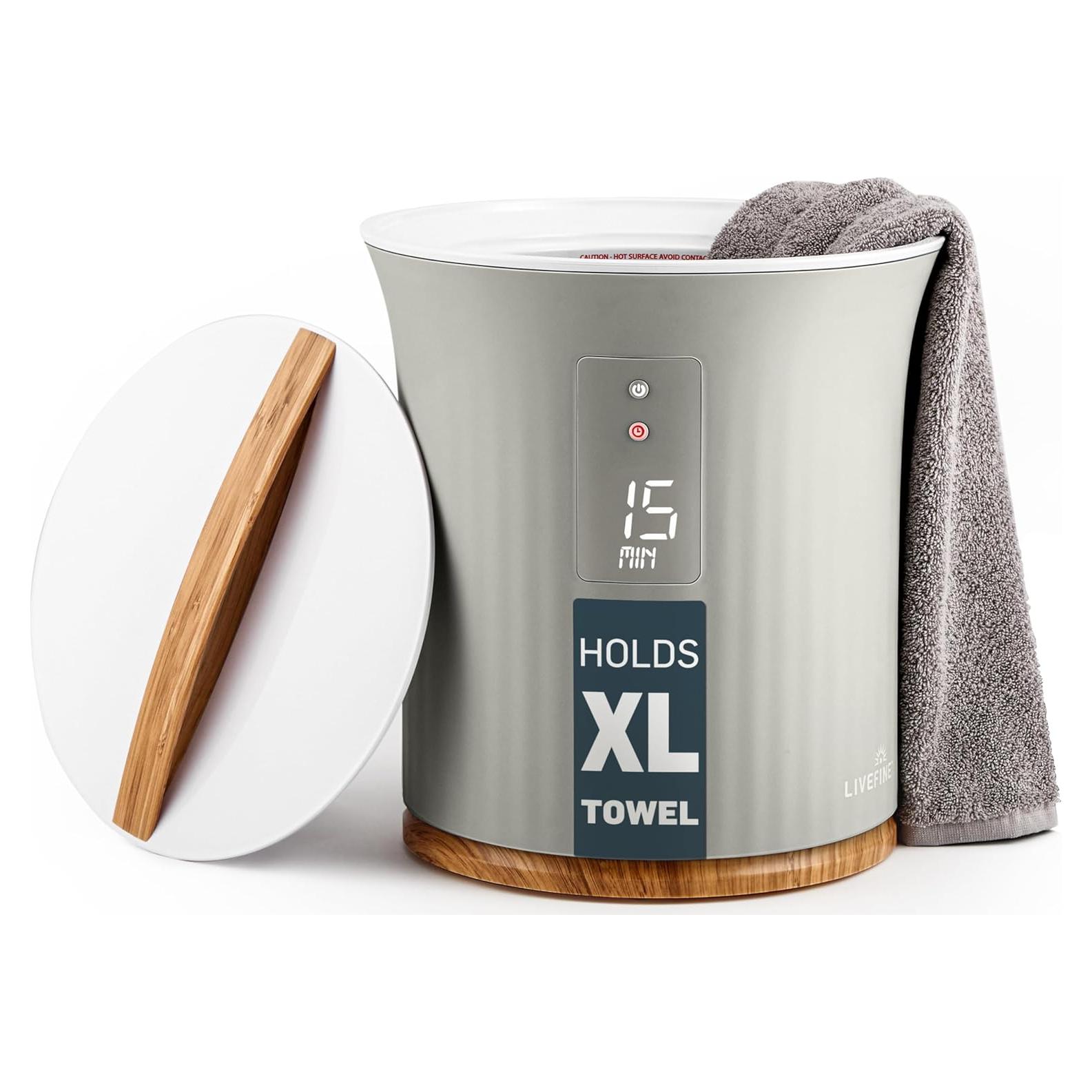 Calentador de Toallas Live Fine LFHTTWL02 con Pantalla LED