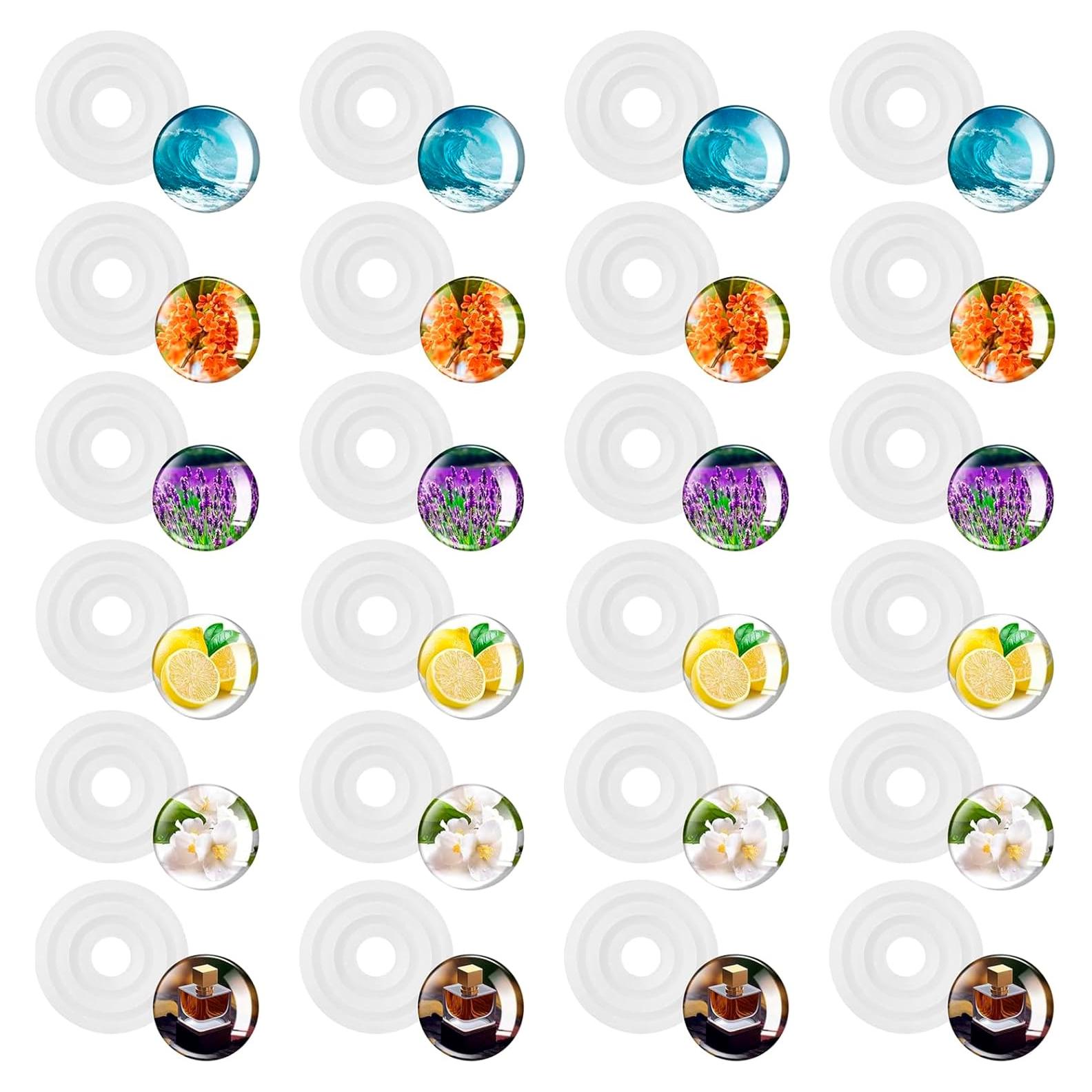 24 Discos Aromatizados Abvsdu para Calentador de Toallas