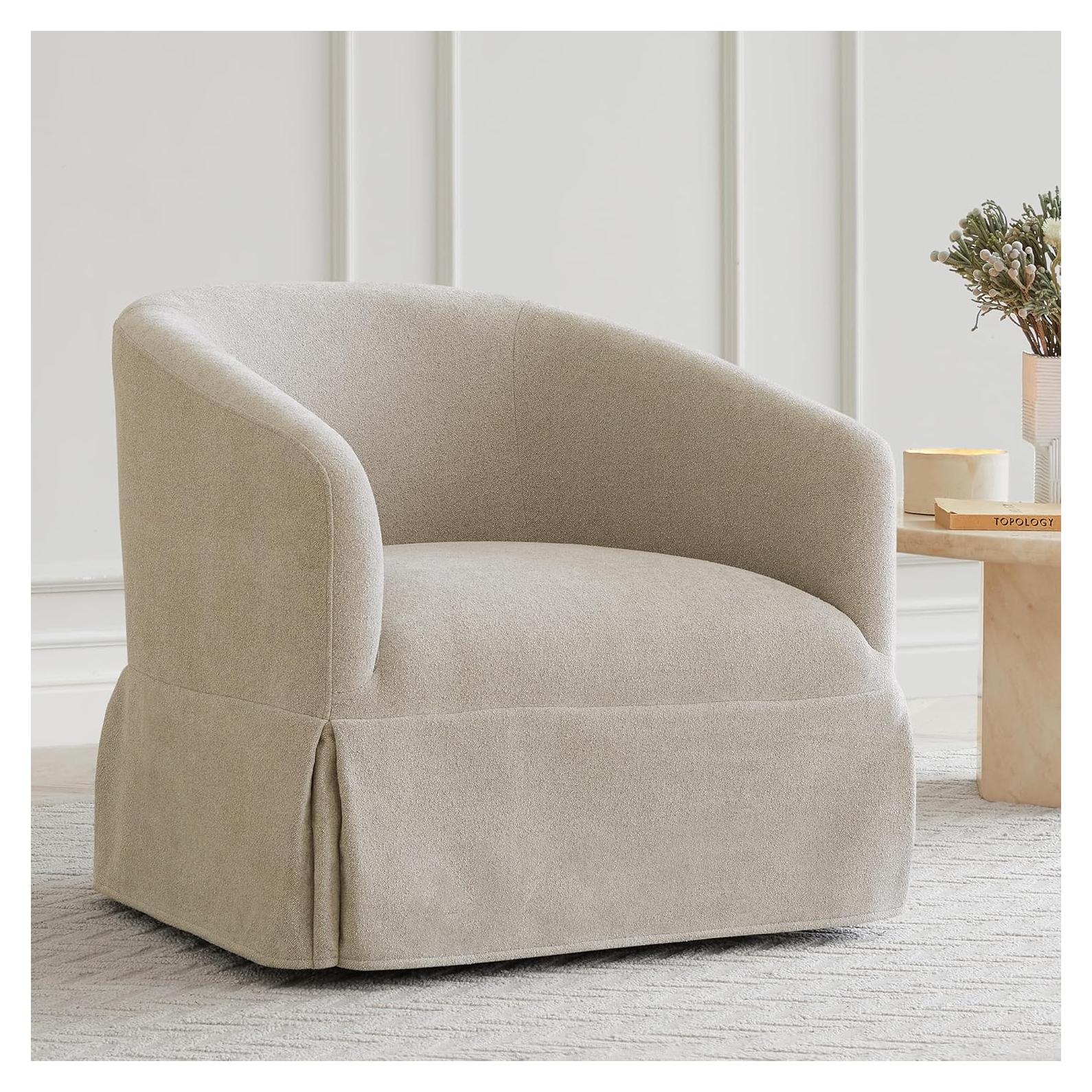 Silla de Acento Giratoria KISLOT Modelo 2200B Color Topo