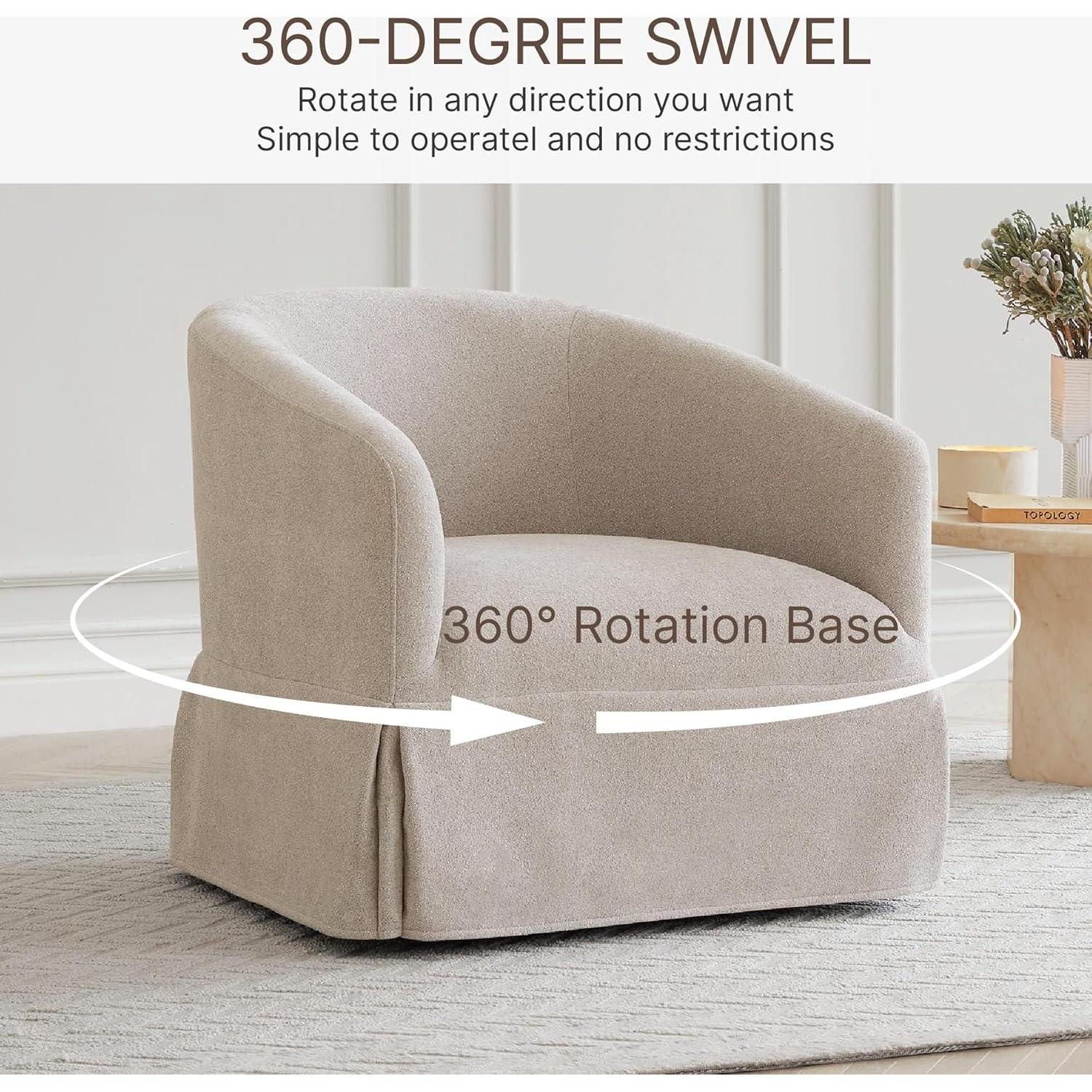 Silla de Acento Giratoria KISLOT Modelo 2200B Color Topo