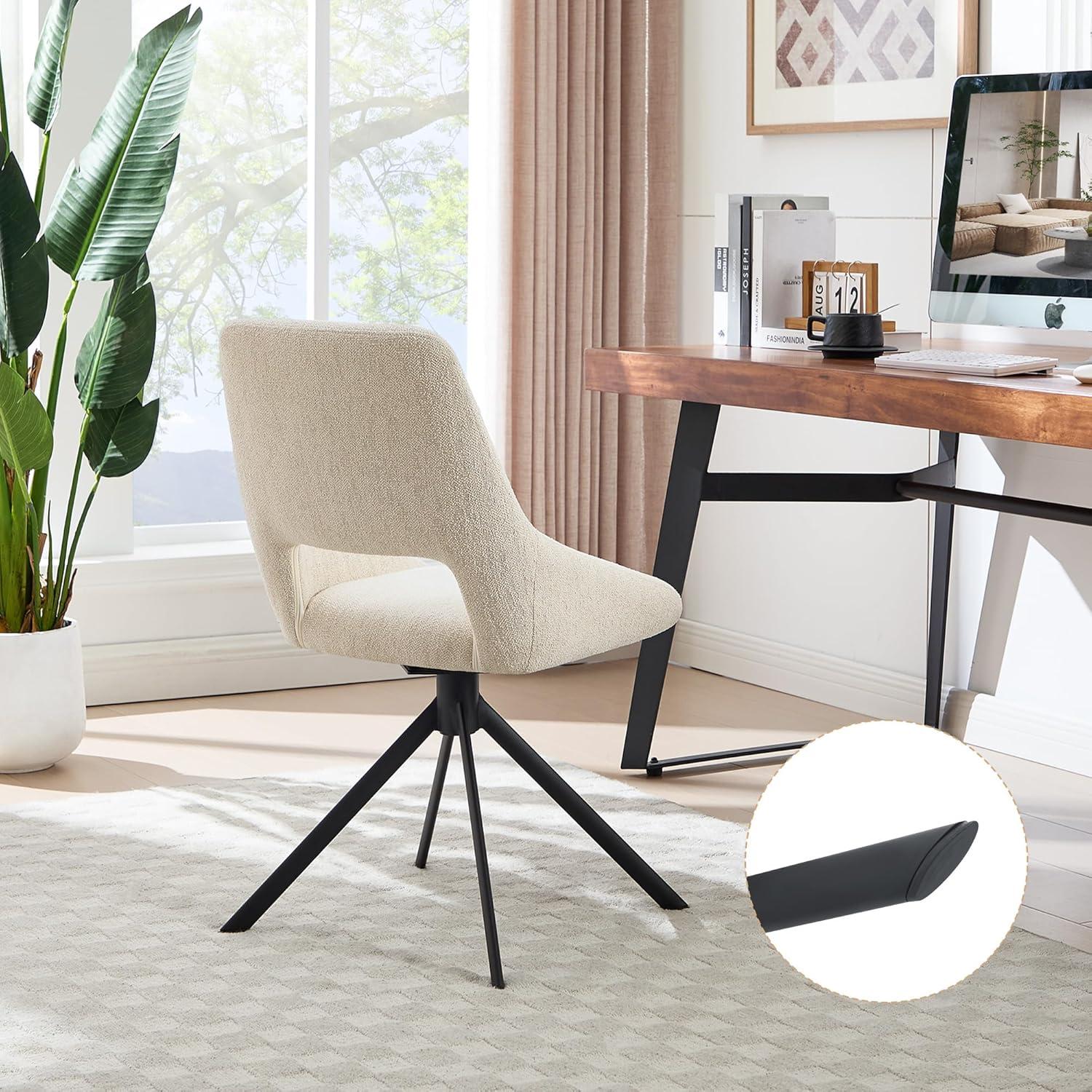 Silla de Escritorio Giratoria Zesthouse Beige Ergonómica