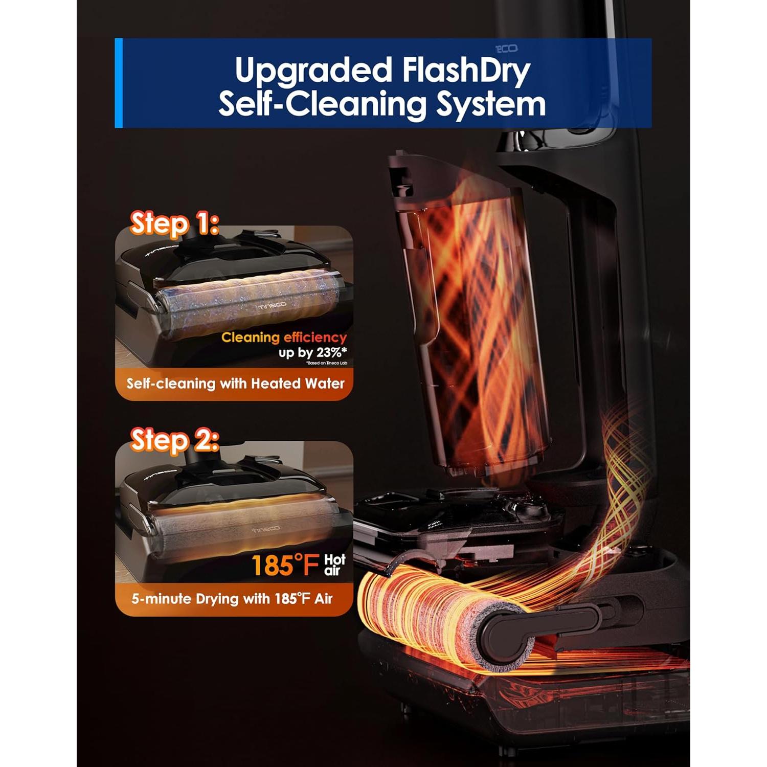 Aspiradora Inalámbrica Tineco Floor ONE S7 Stretch Ultra 180°