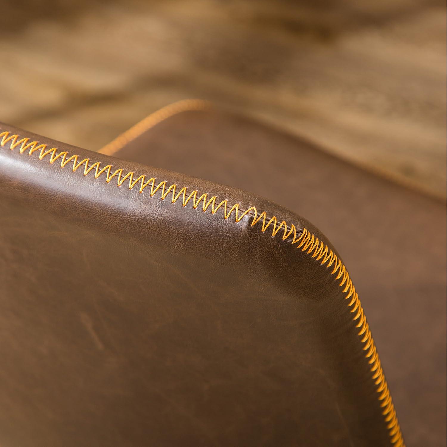 Silla de Oficina Roundhill Cesena 360 Cuero Sintético Marrón