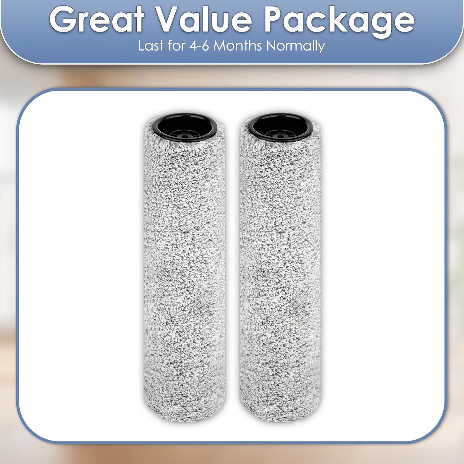 Rodillos de Cepillo de Repuesto MIBUMIKI para Tineco S7 Pro - Paquete de 2