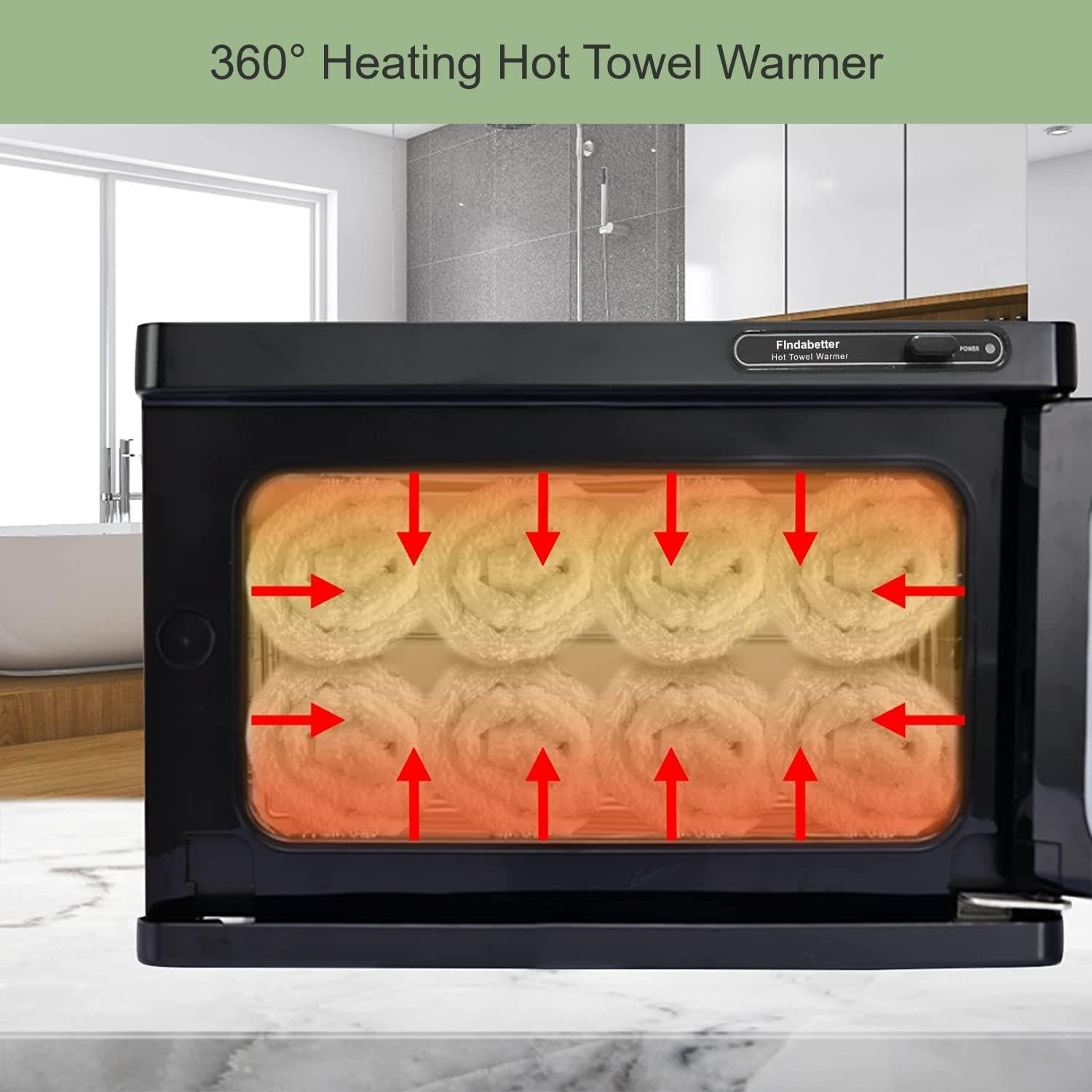Calentador de Toallas Profesional Findabetter 8L Negro