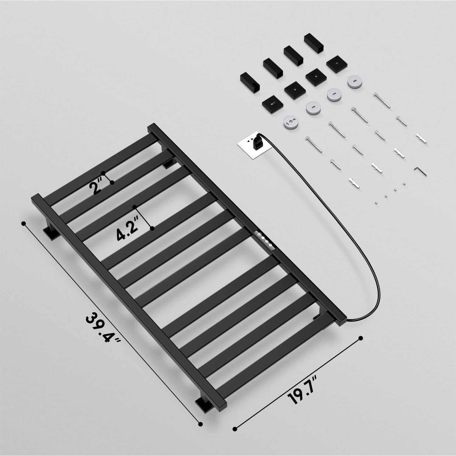 Calentador de Toallas Colliford AY1008 10 Barras Acero Inoxidable