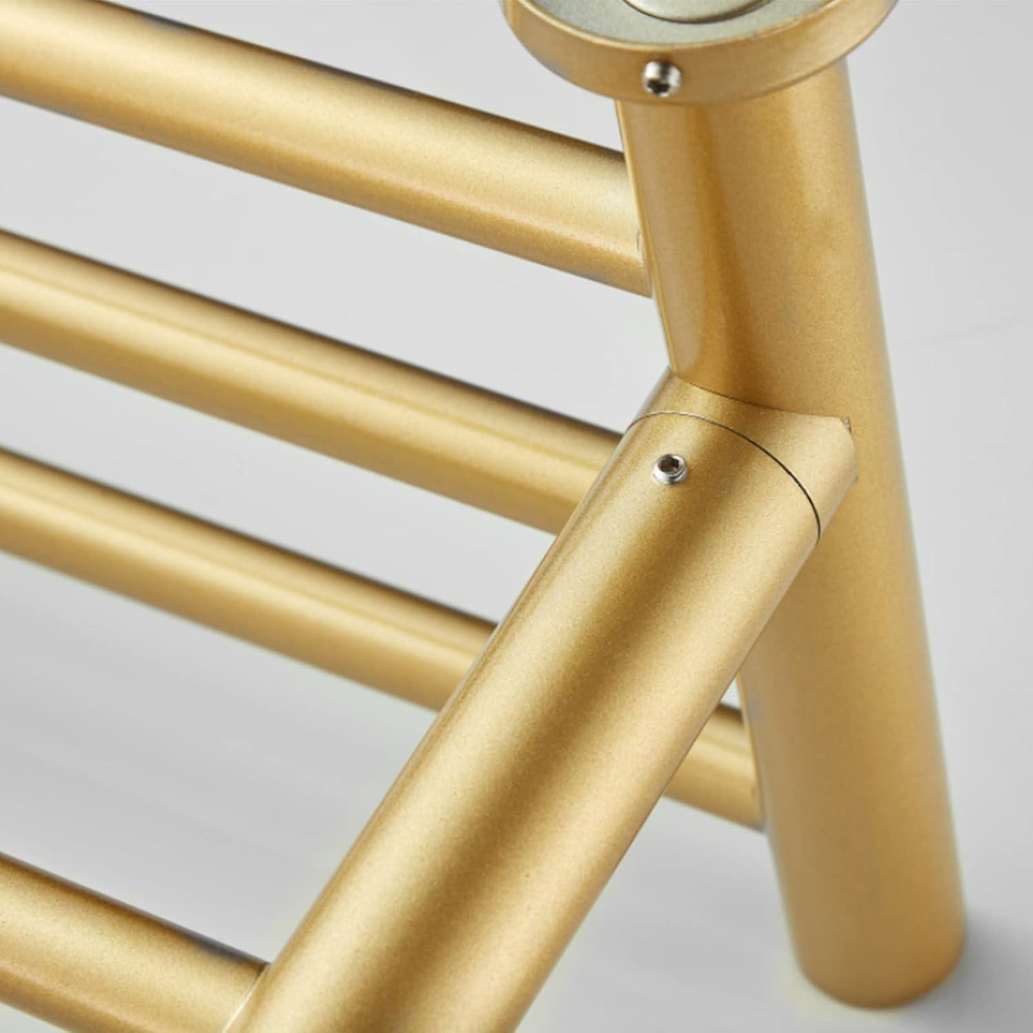 Calentador de Toallas Eléctrico Dorado XMGJ 70W 7 Barras