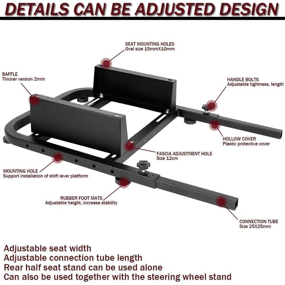 Soporte de Asiento de Carreras Supllueer Cockpit 11.4" Altura