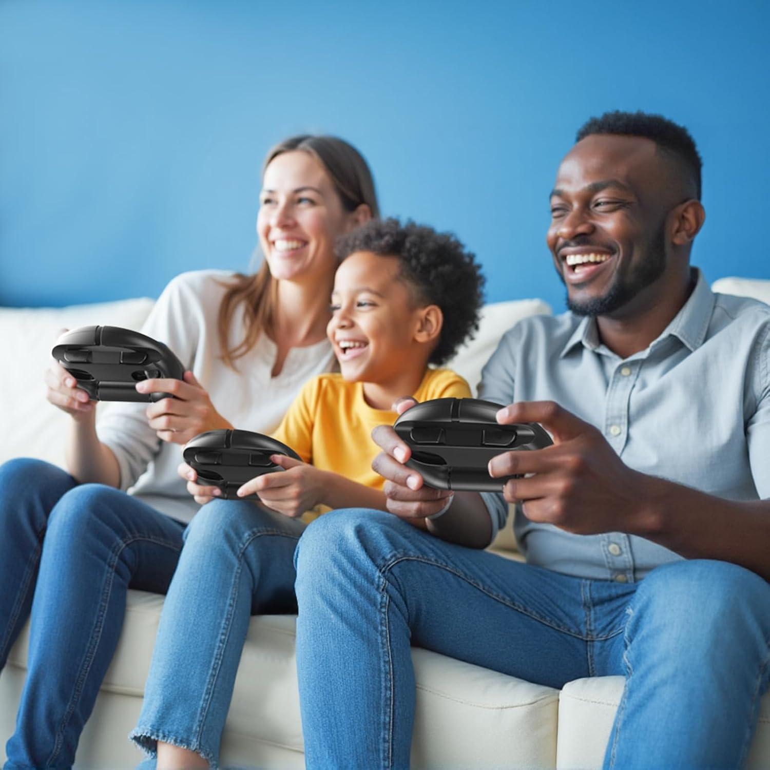 Volantes para Nintendo Switch 2 y 1 FASTSNAIL - 2 Pack Negro