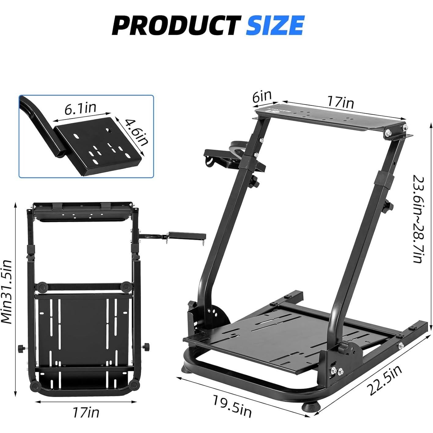 Soporte de Volante Ajustable BLENNACY para Logitech G25 G27 G29 G920