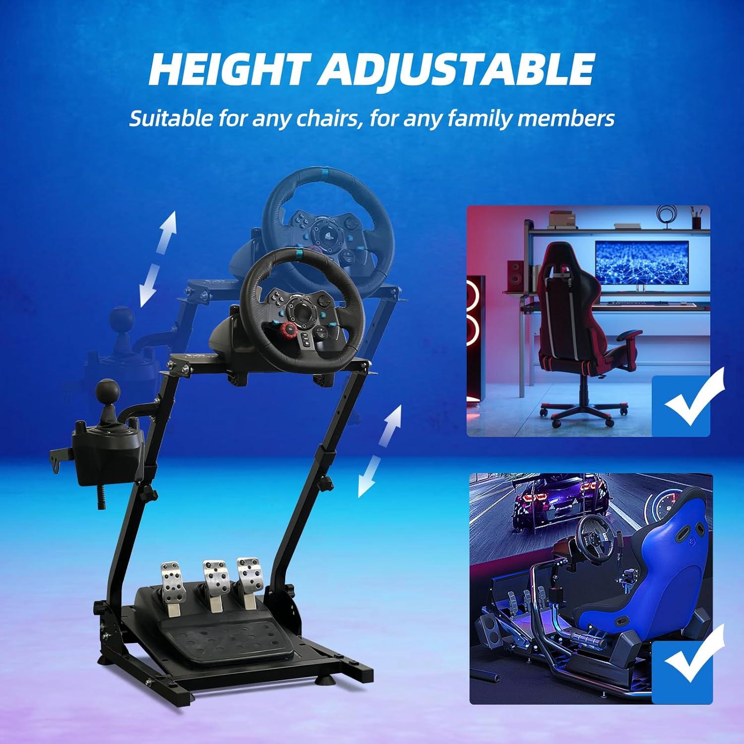 Soporte de Volante Ajustable BLENNACY para Logitech G25 G27 G29 G920