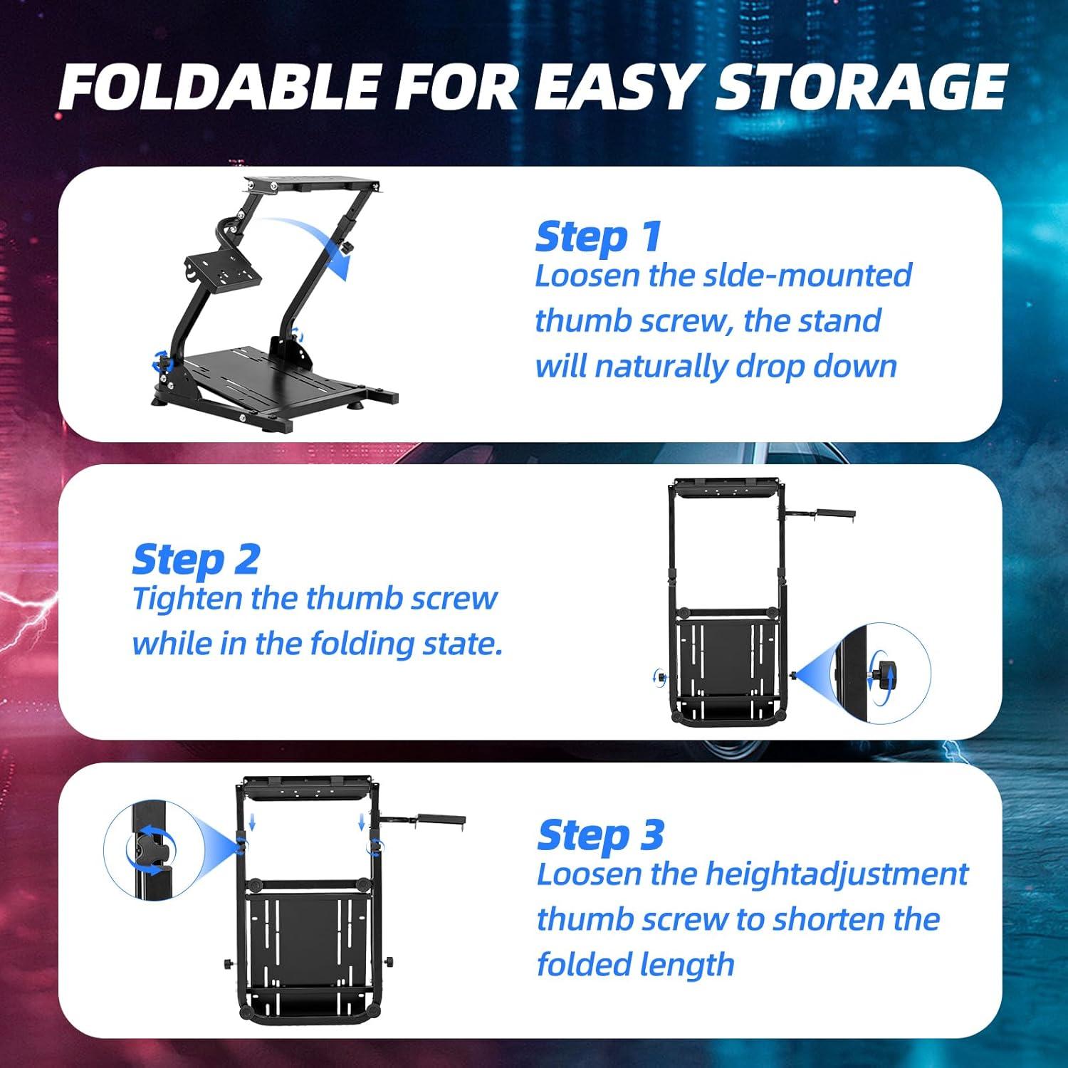 Soporte de Volante Ajustable BLENNACY para Logitech G25 G27 G29 G920