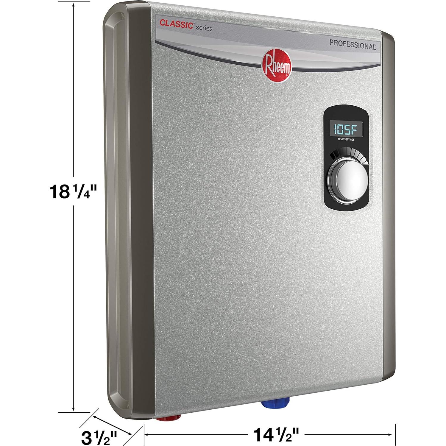Calentador de Agua Eléctrico Sin Tanque Rheem 18kW 240V