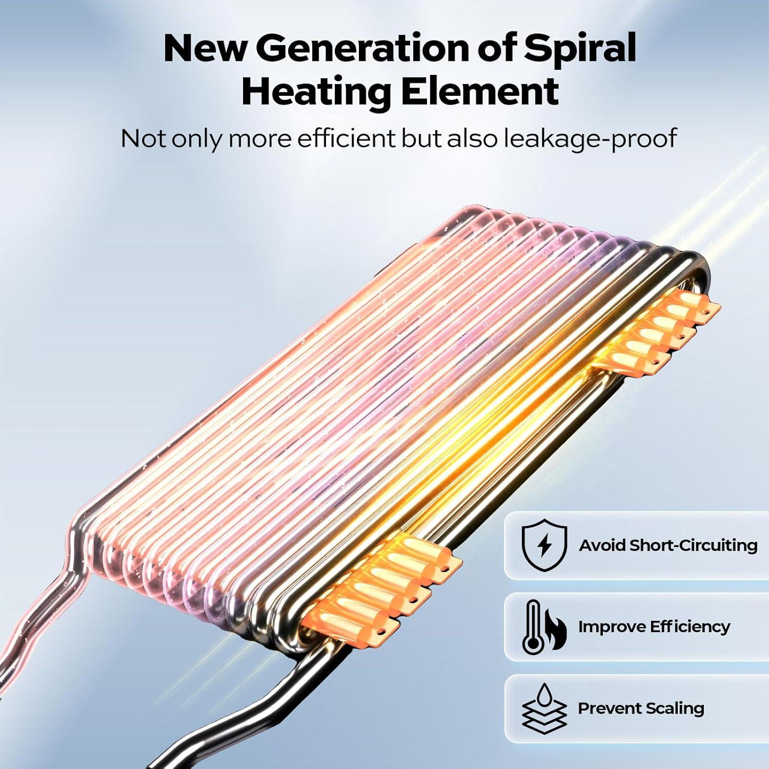 Calentador de Agua Eléctrico Sin Tanque Orbek 14kW 240V