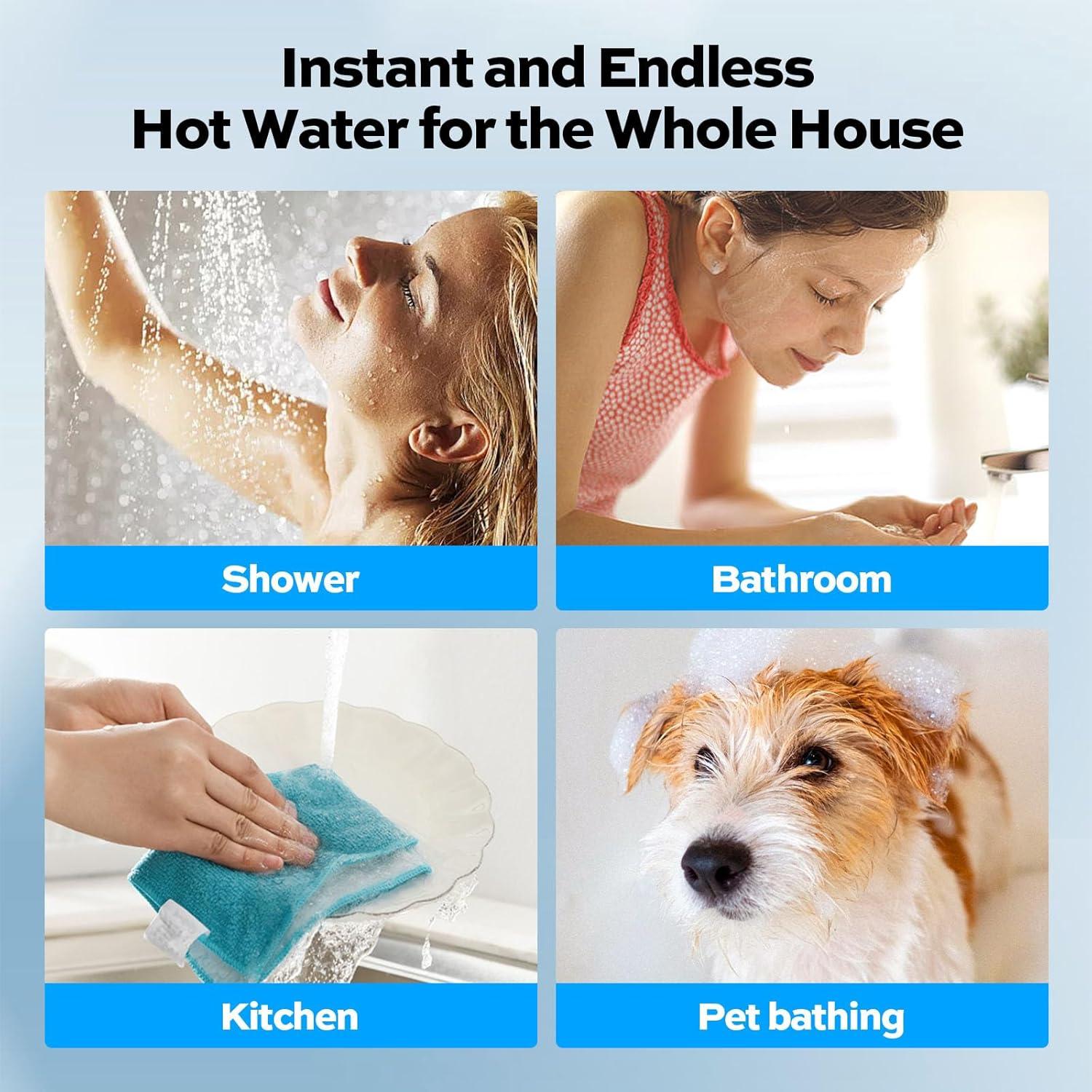 Calentador de Agua Eléctrico Sin Tanque Orbek 14kW 240V