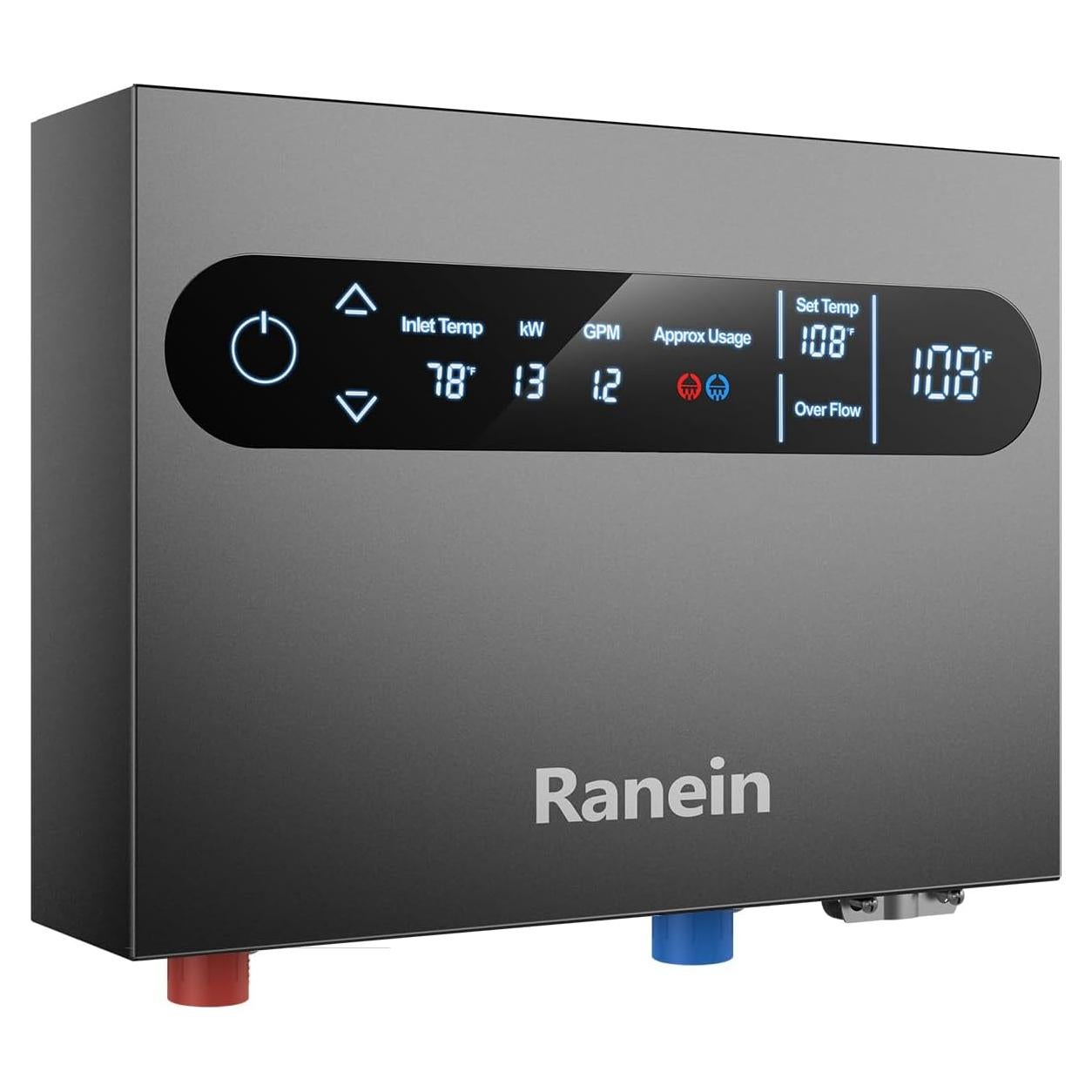 Calentador de Agua Eléctrico Ranein RE13K 13kW Instantáneo