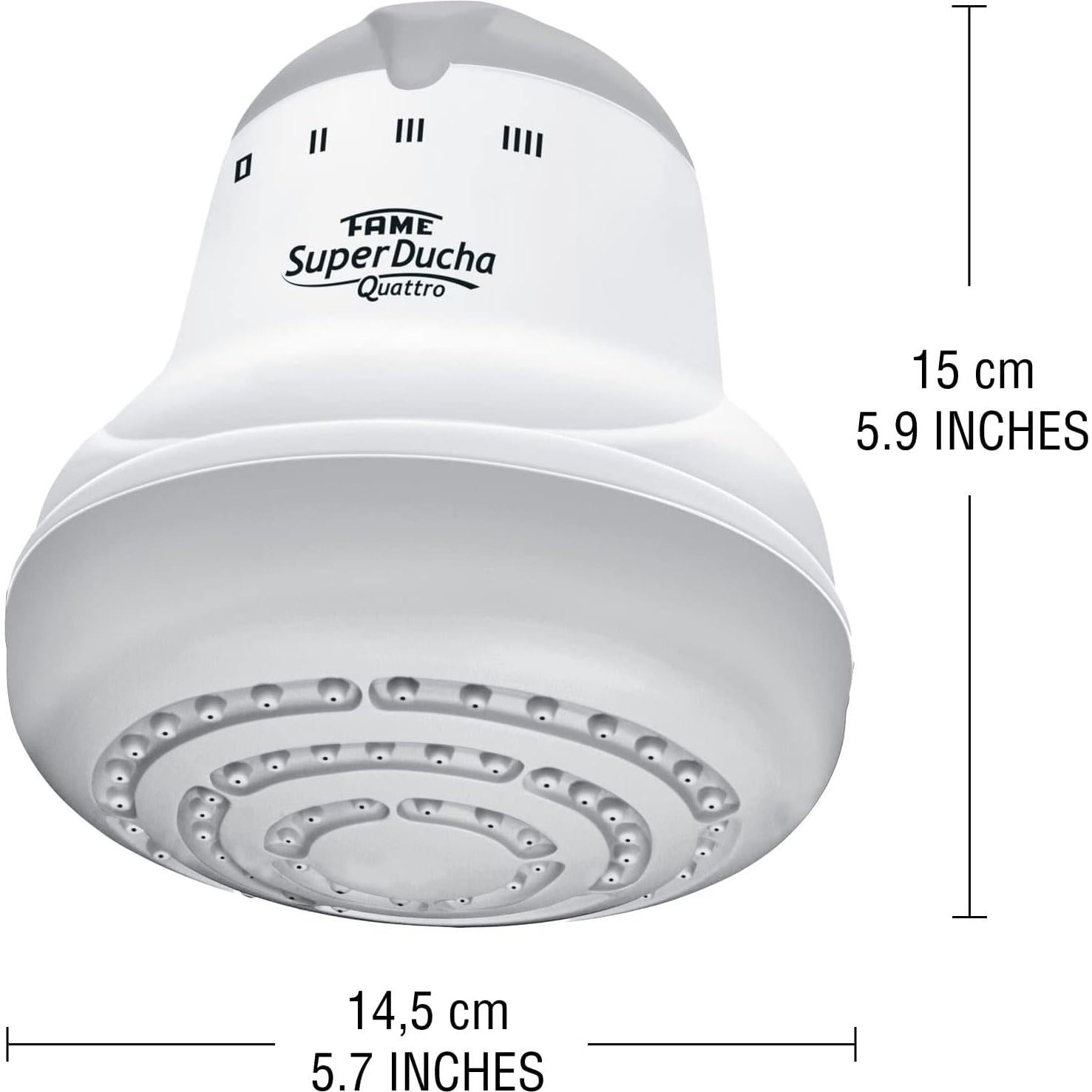 Ducha eléctrica FAME SUPERDUCHA 4400W 4 temperaturas 110V