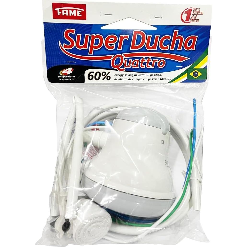 Ducha eléctrica FAME SUPERDUCHA 4400W 4 temperaturas 110V