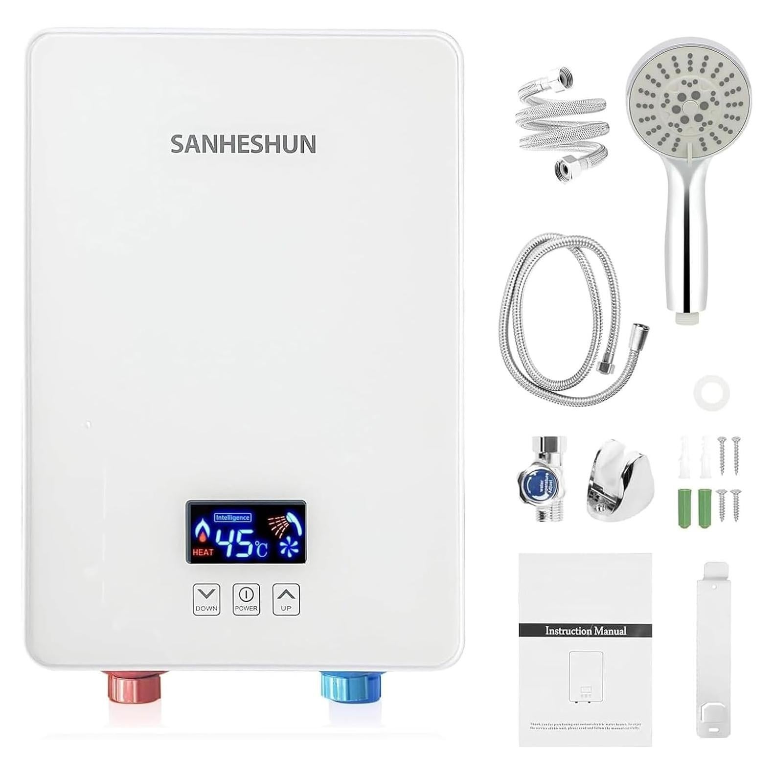 Calentador de Agua Eléctrico Instantáneo Sanheshun 6000W 220V