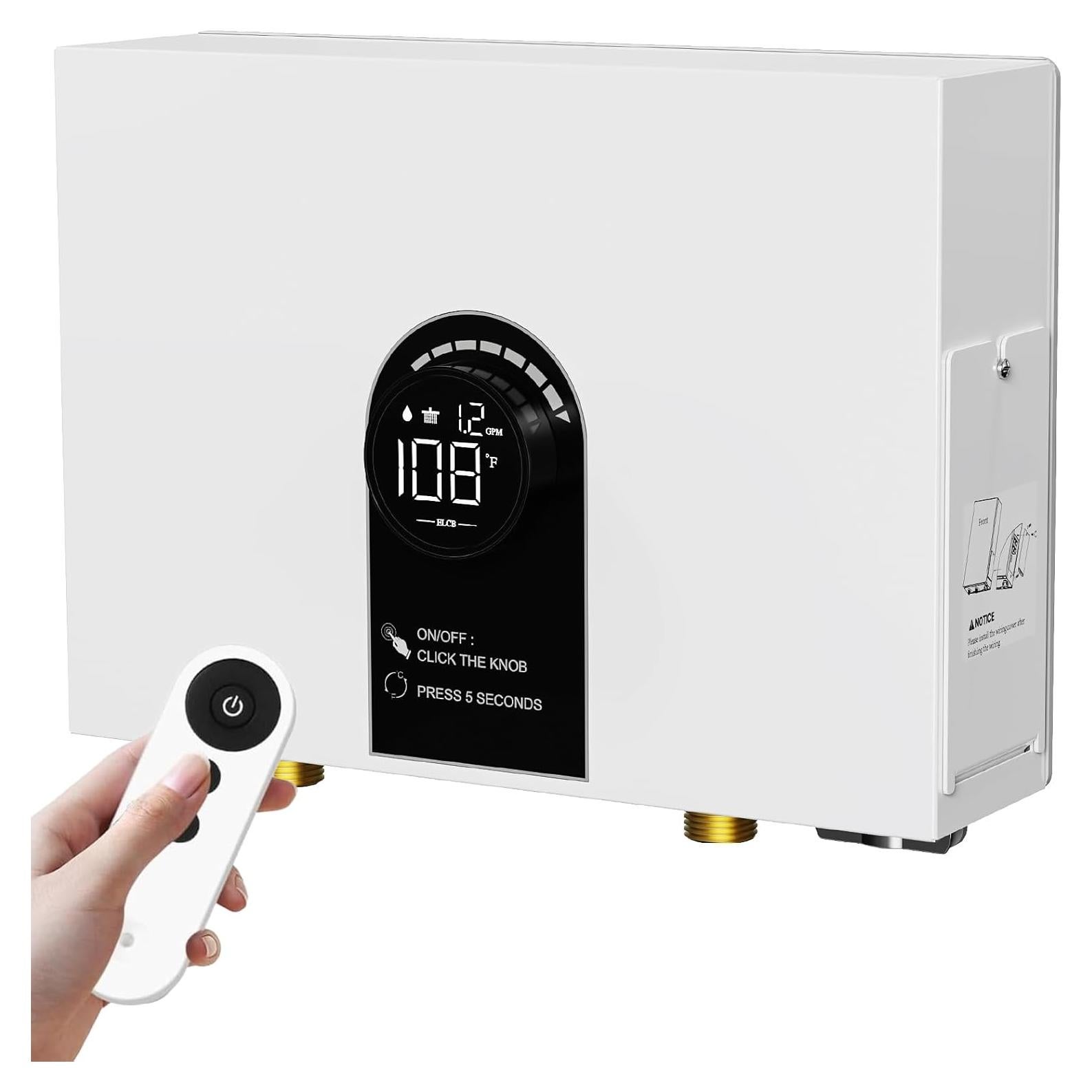 Calentador de Agua Eléctrico Sin Tanque Kweetle 13kW 240V