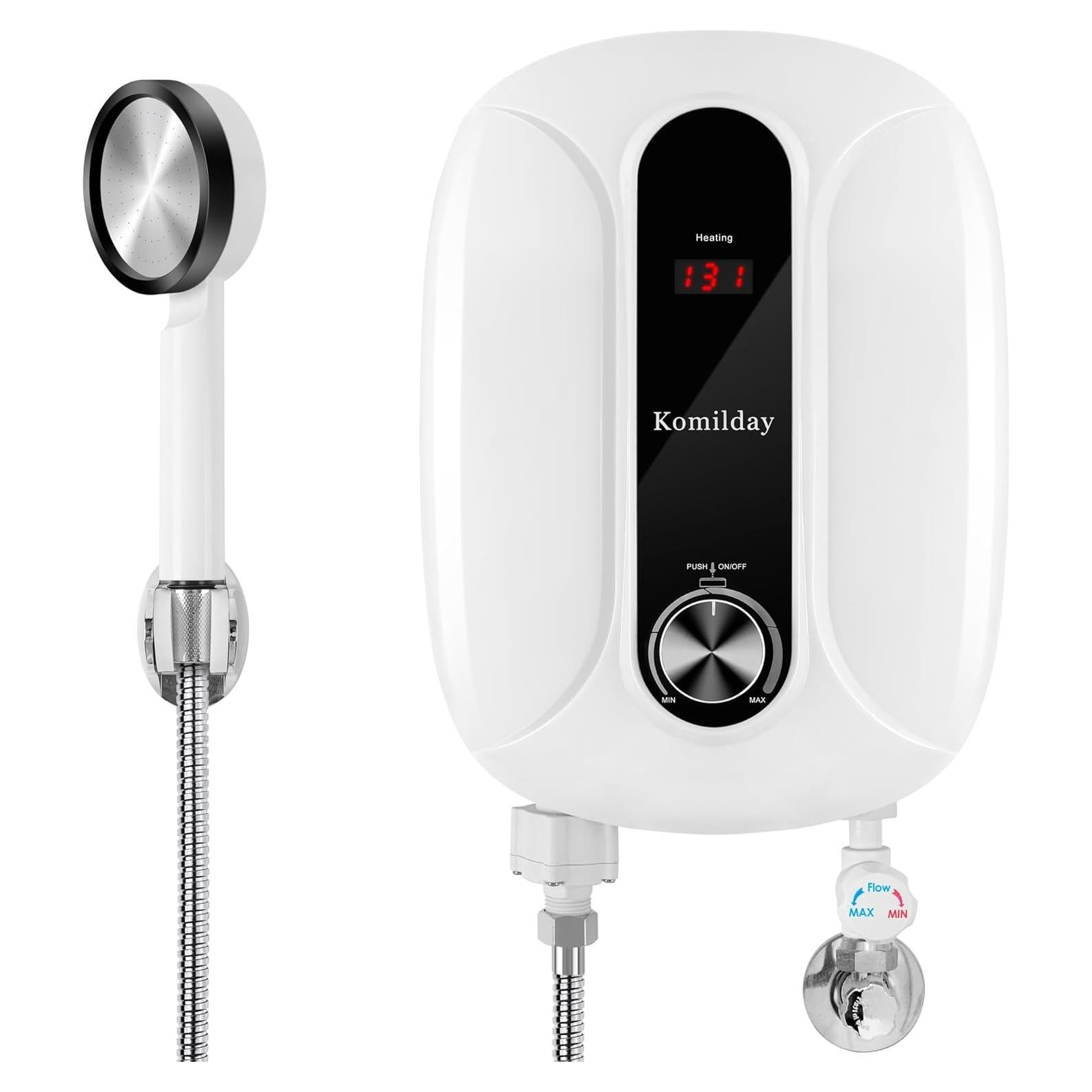 Calentador de Agua Eléctrico Sin Tanque Komilday 6500W 240V