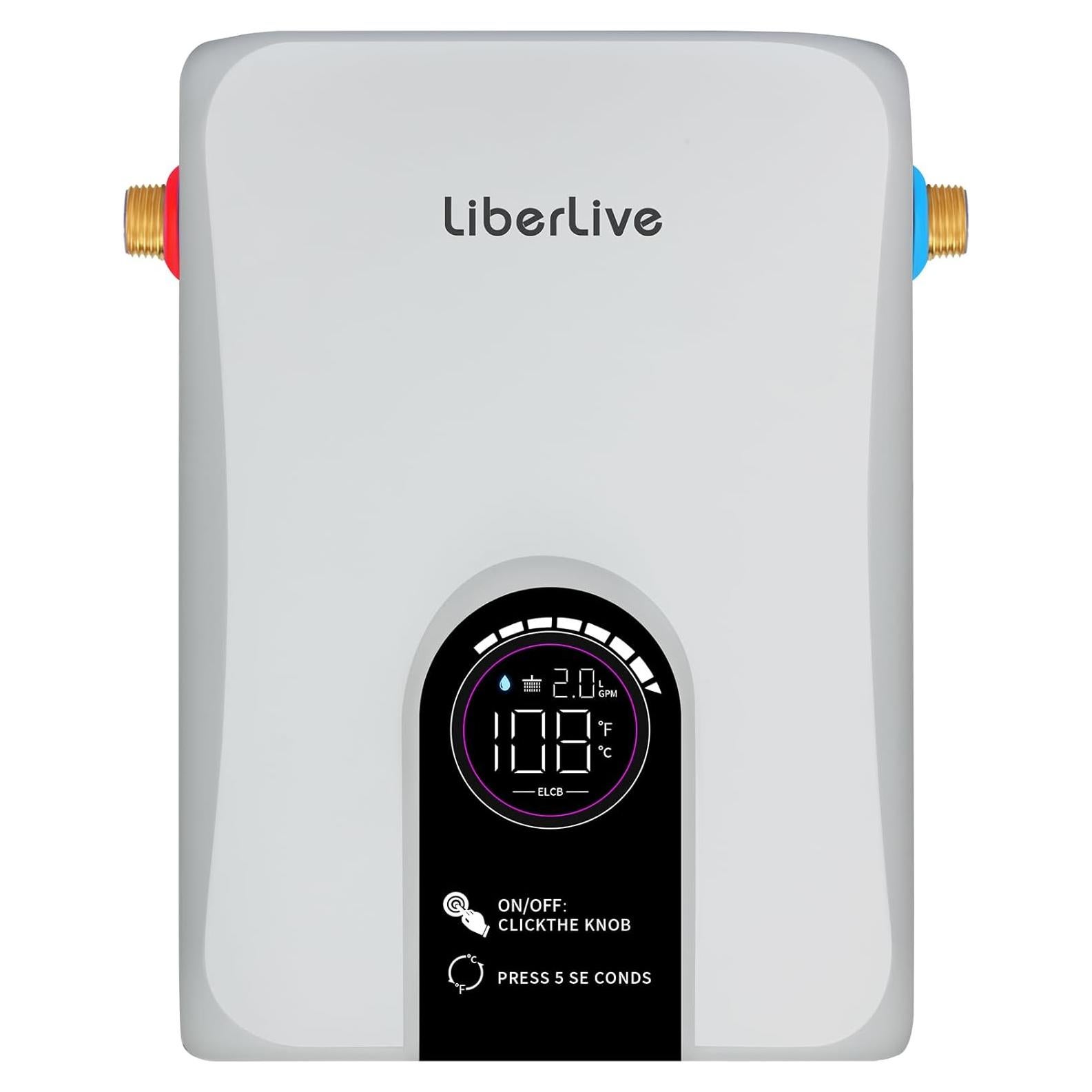 Calentador de Agua Eléctrico Sin Tanque LiberLive 11kW 240V