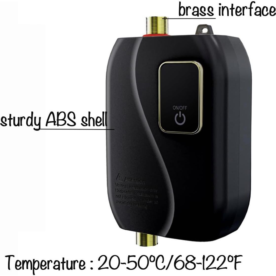 Calentador de Agua Eléctrico KZU 3000W Instantáneo Bajo Fregadero