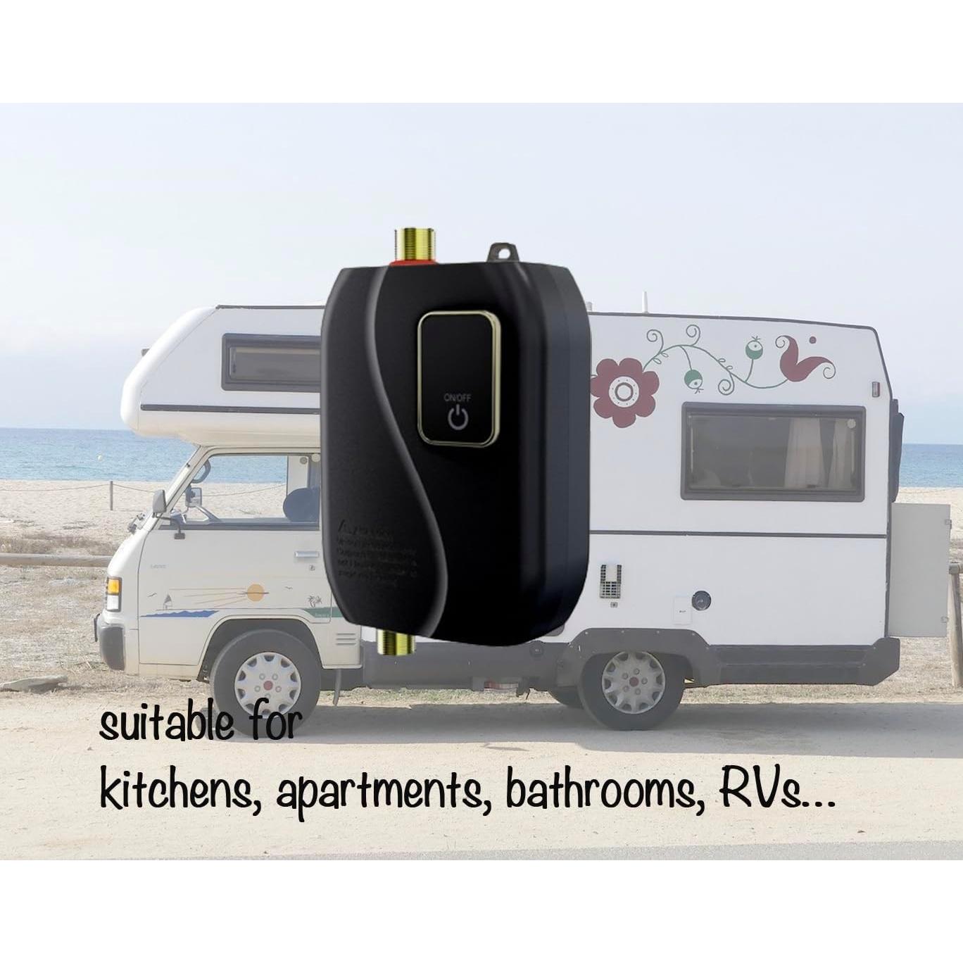 Calentador de Agua Eléctrico KZU 3000W Instantáneo Bajo Fregadero